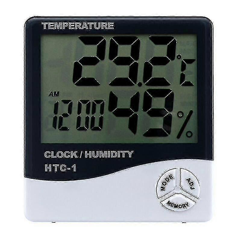 Digital Lcd Clocks With Thermometer Hygrometer Humidity Meter Temperature Clock
