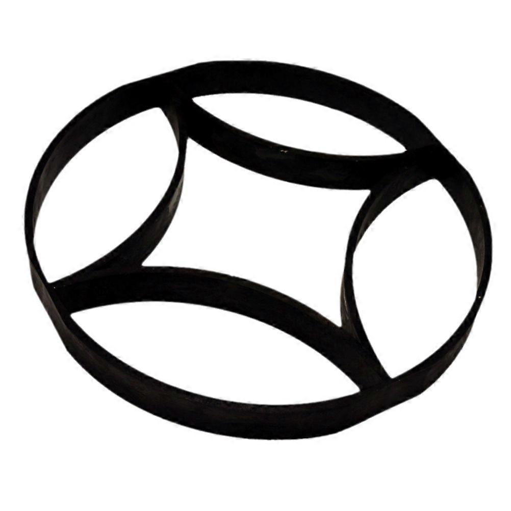 DIY Cement Paving Mould Round Pattern Floor Mould Garden Floor Path Tile Mold (Black)