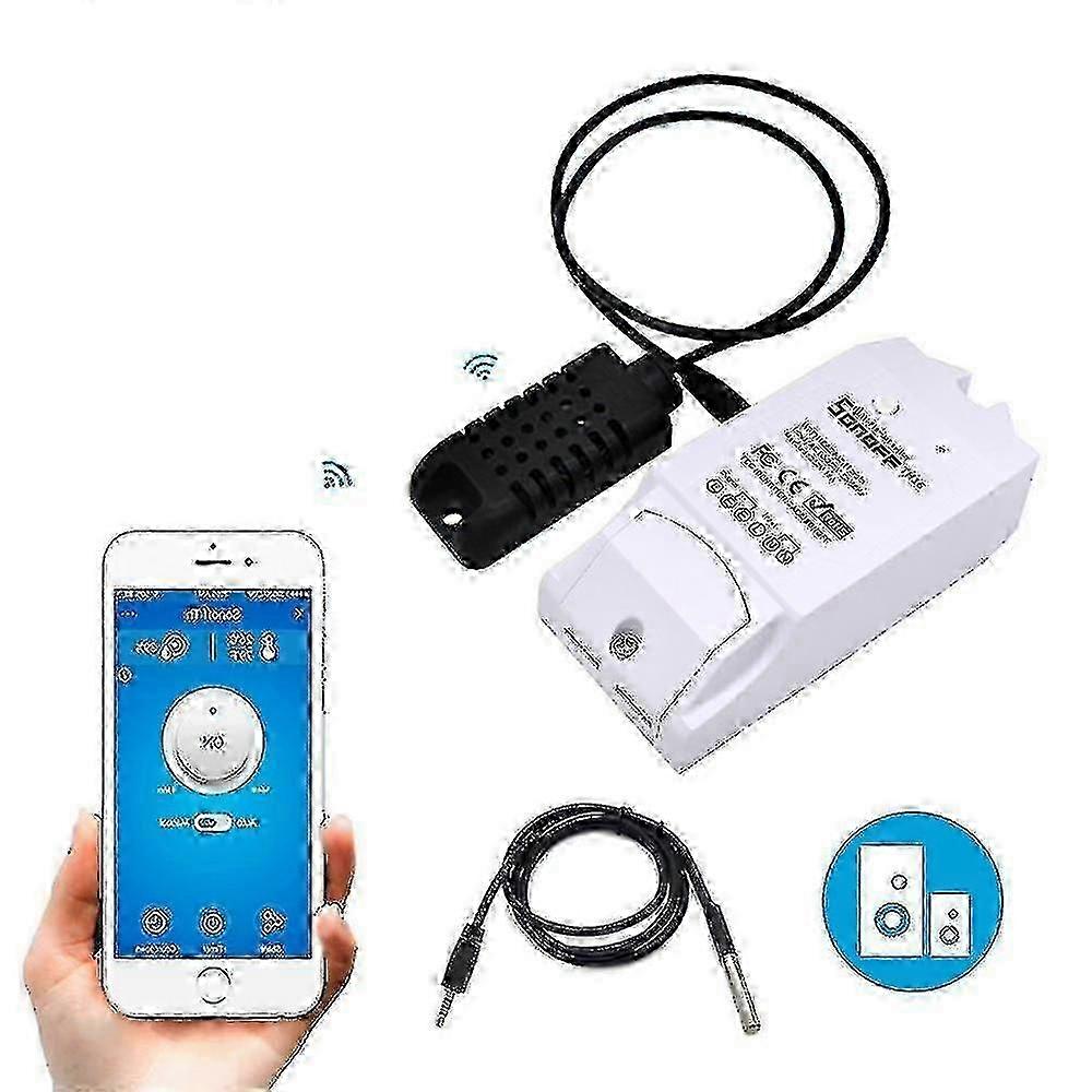 Th16 Ds18b20 Temperature Humidity Monitoring Wifi Smart Switch Hr