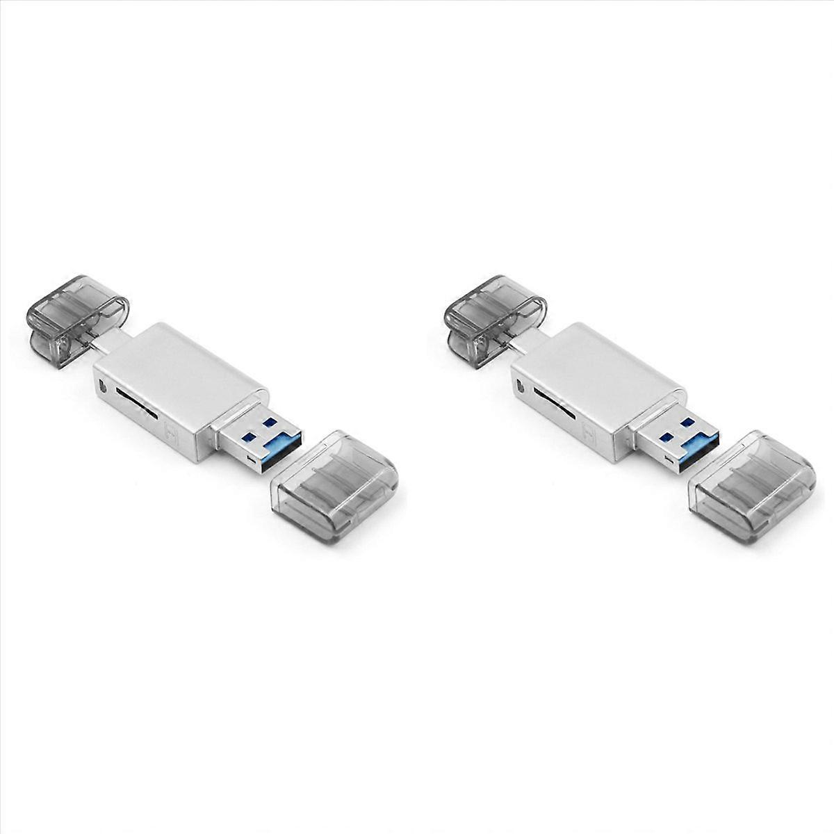 USB-C Type C /USB 2.0 to NM Nano Memory Card TF Micro-SD Card Reader