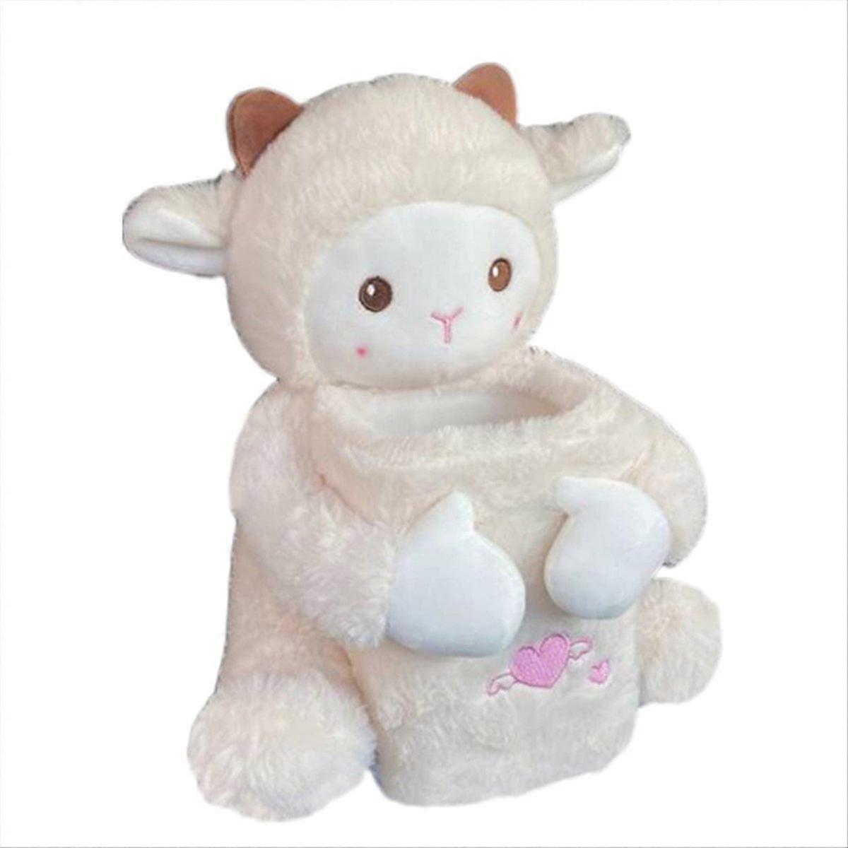 Car Tissue Box Bin 2-in-1 Cute Car Paper Box