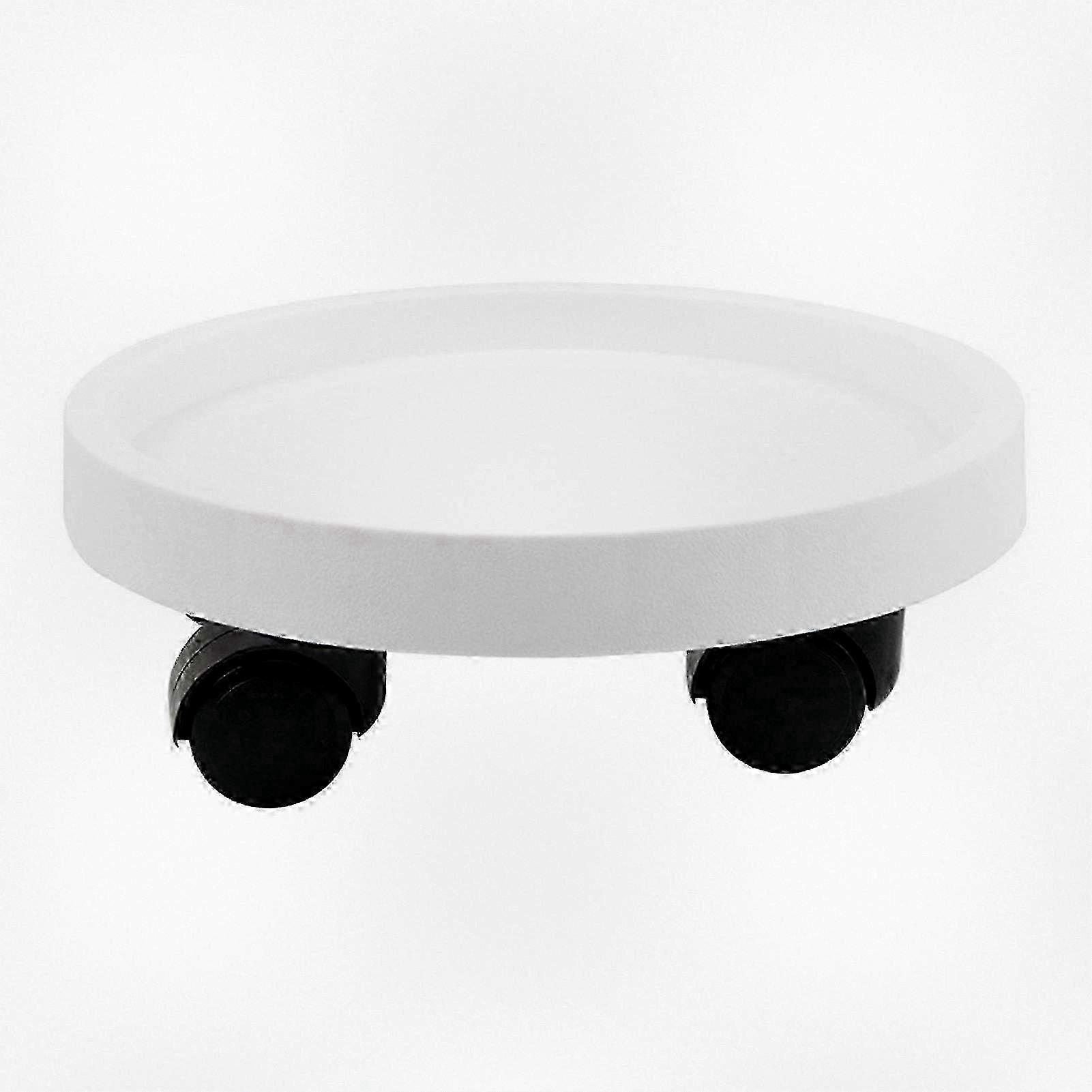 Heavy Duty Round Movable Plant Pot Tray with Wheels, Sturdy Industrial Mobile Base Suitable for Various Types of Plant Containers
