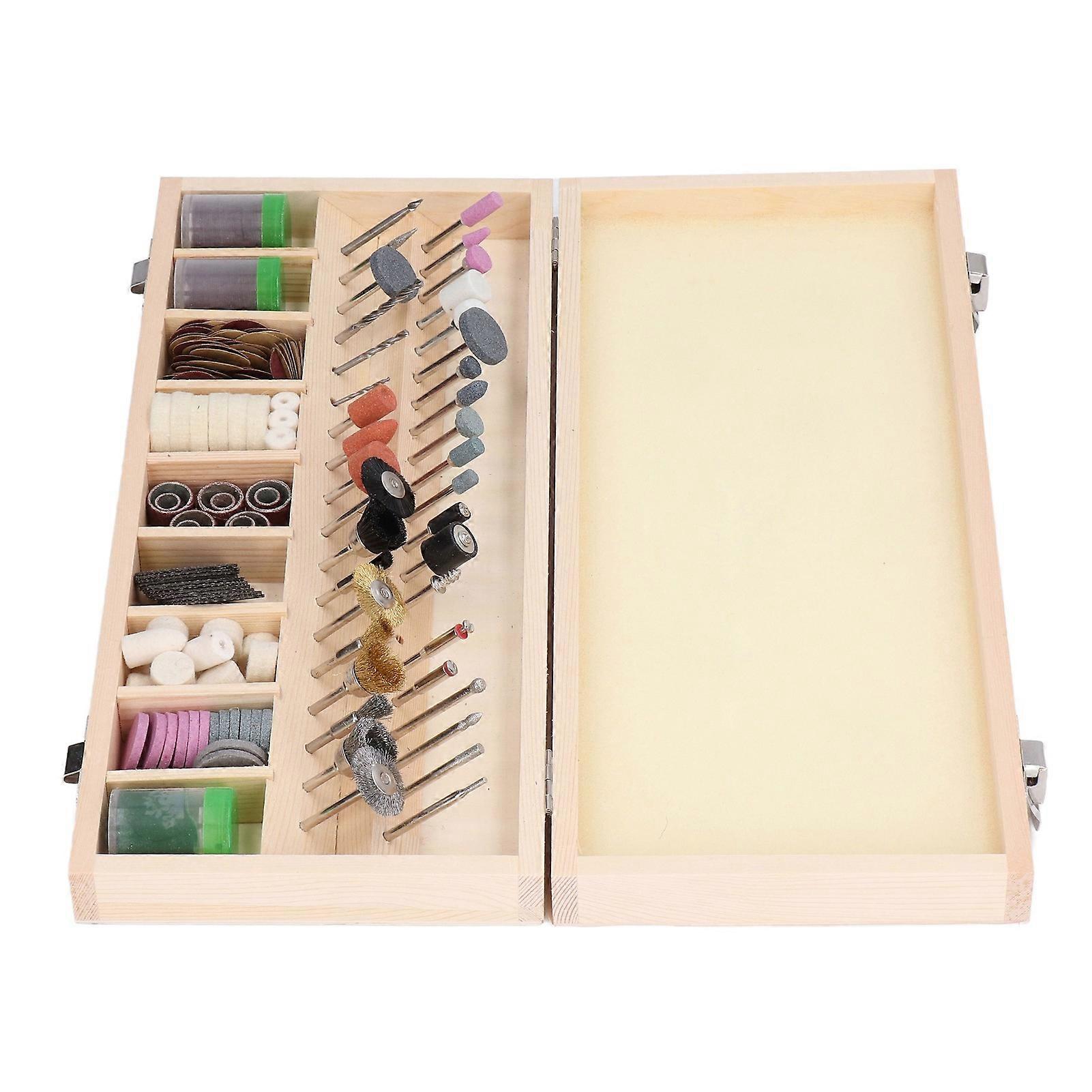 228Pcs Rotary Tool Accessory Kit Small Size High Efficiency Sanding Polishing Tools with 3mm Diameter Shank