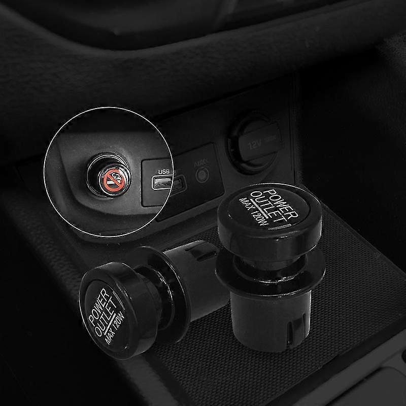 Zigarettenanzünder-Steckdosen-Abdeckkappe 2er-Pack, universeller wasserdichter, staubdichter Stecker für Autosteckdose (haoyi)