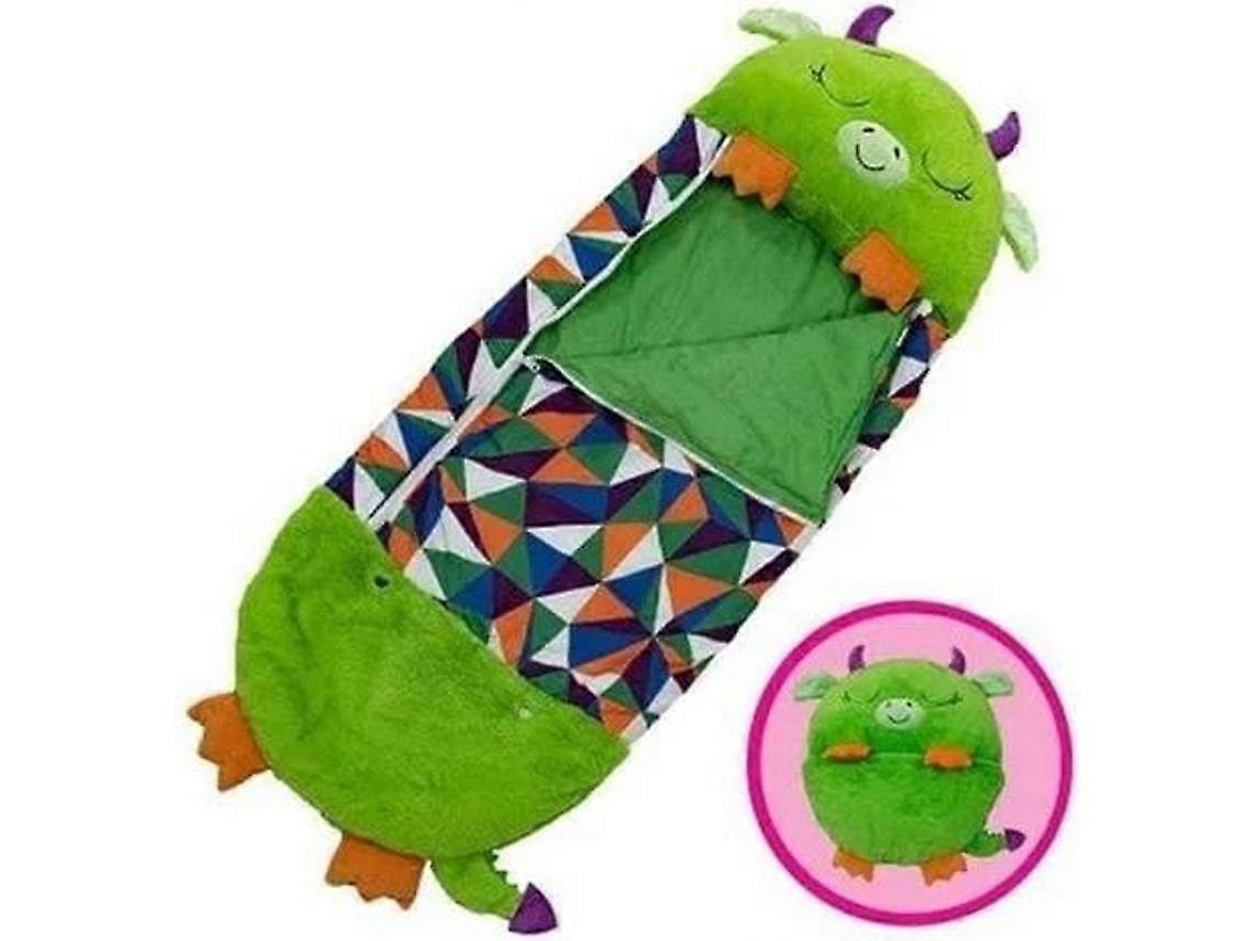 Drachenschlafsack (137 x 50 cm - Plüsch - Grün)