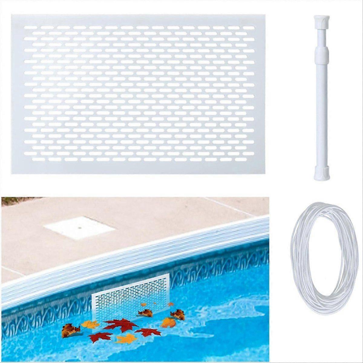 Skimmer Guard Kit Pool Skimmer Net Leaf Skimmer Catcher Shield Protective Spring Action Net System