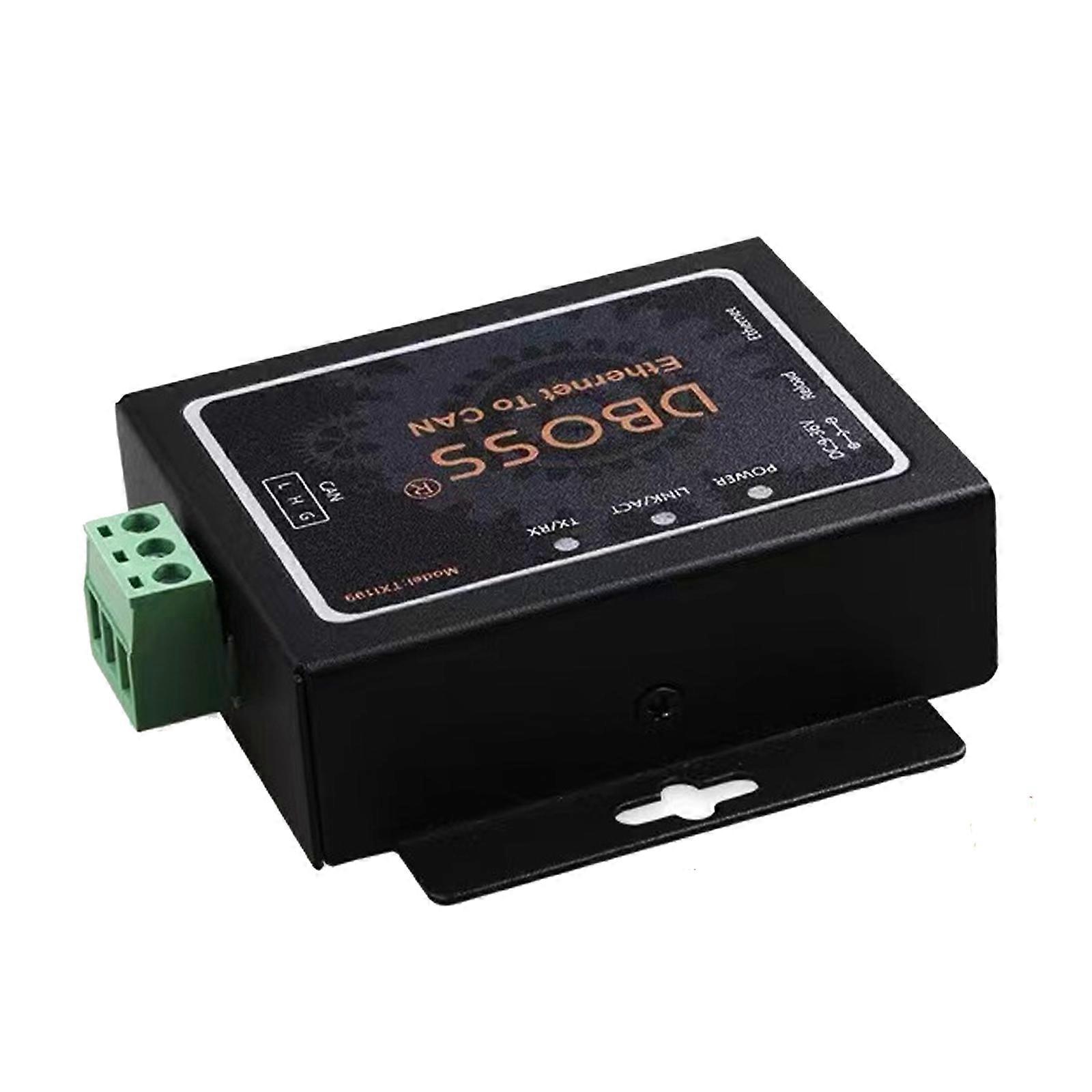 CAN To Ethernet Bidirectional Protocol Converter CAN1 CAN2 RS485 Port For Industrial Automation Networking Communication Multicolor