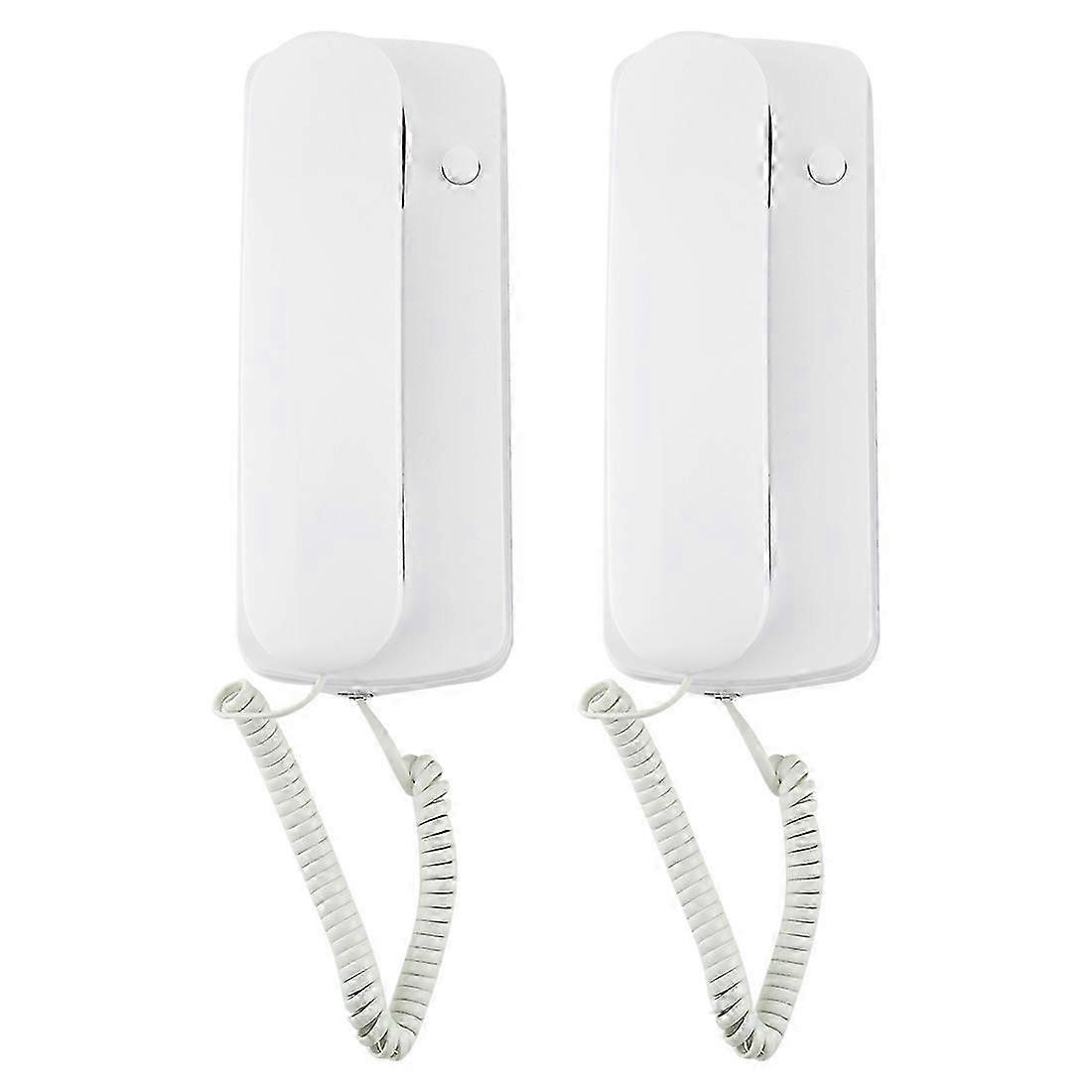 109dc Two-way High-definition Wired Intercom Doorphone (white)