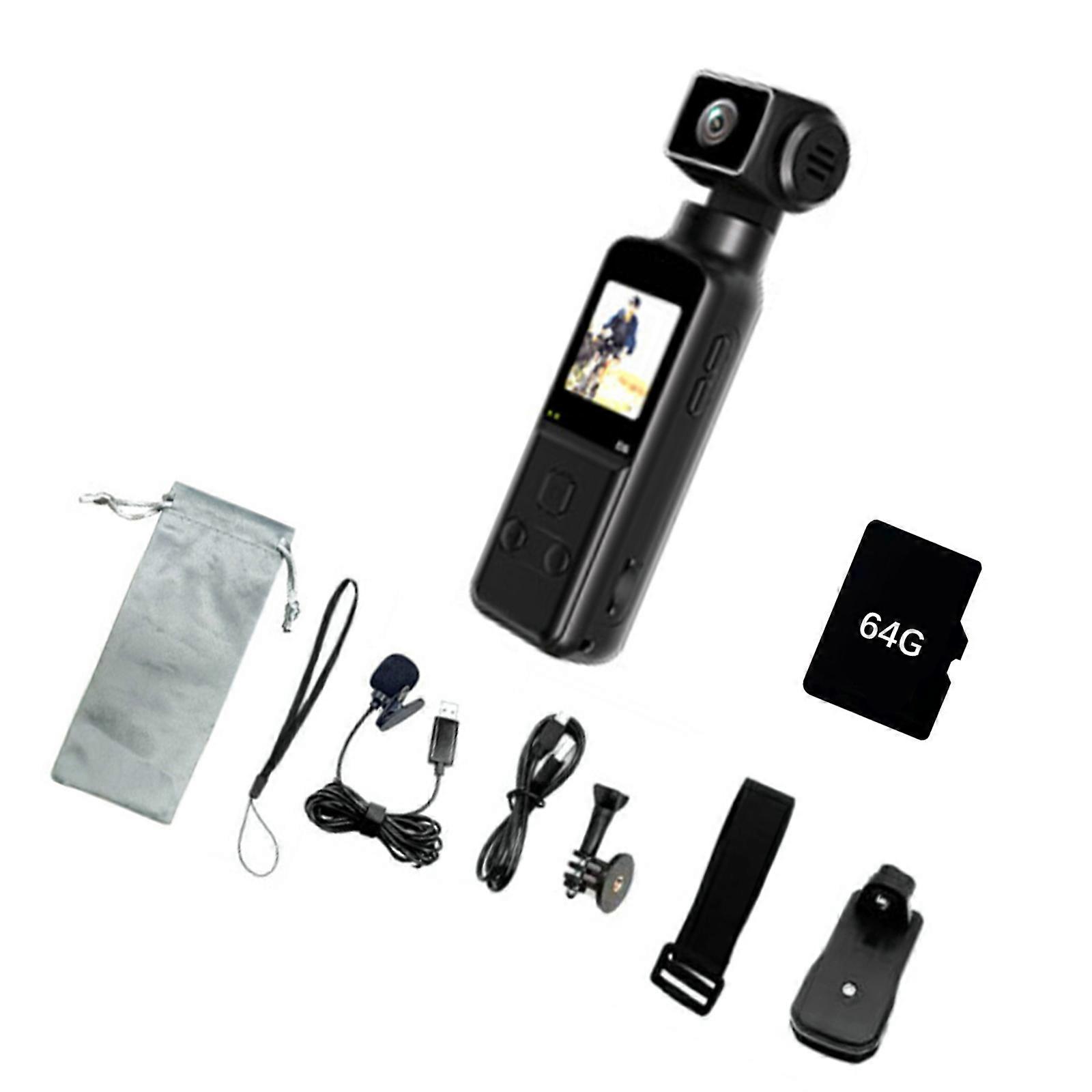 5K Adventure Camera 270° Rotating Lens 128G/64G/32G Optional Wireless Streaming Camcorder for Outdoor Enthusiasts Multicolor