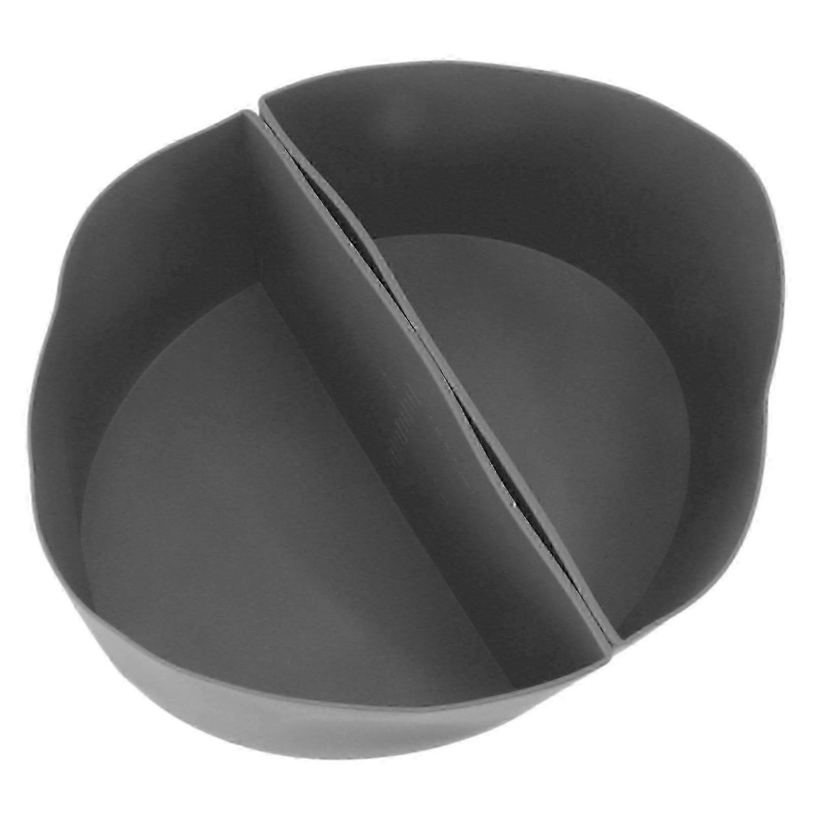 6 Quart Reusable Silicone Slow Cooker Liner & Divider, Fits 6 Qt Pot, Gray