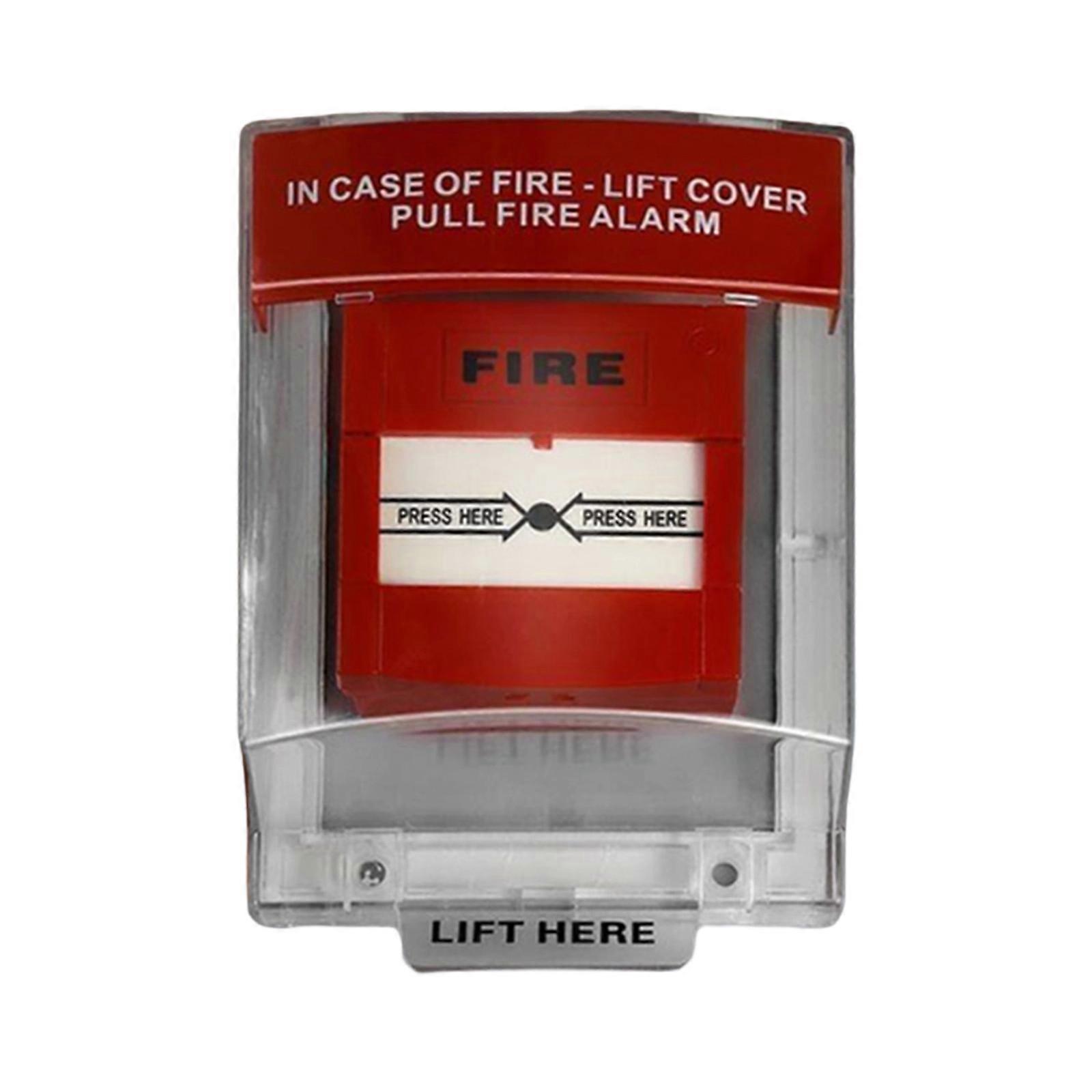 Fire Emergencyss Push Switches Corded Emergencyss Fire Alarm Station For Fire Safety Multicolor