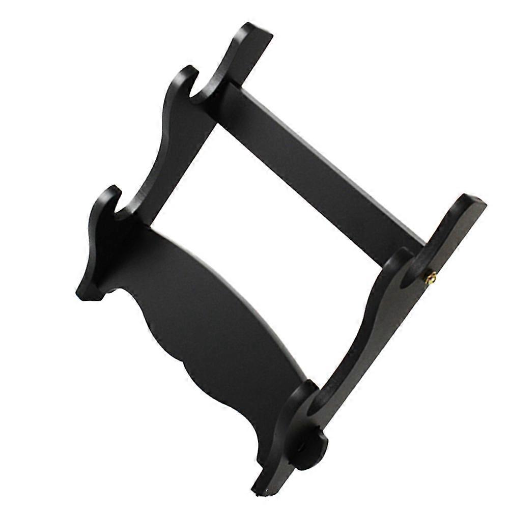Sword Stand Wall Mounted for Displaying 2 Layers Detachable Organizer Black
