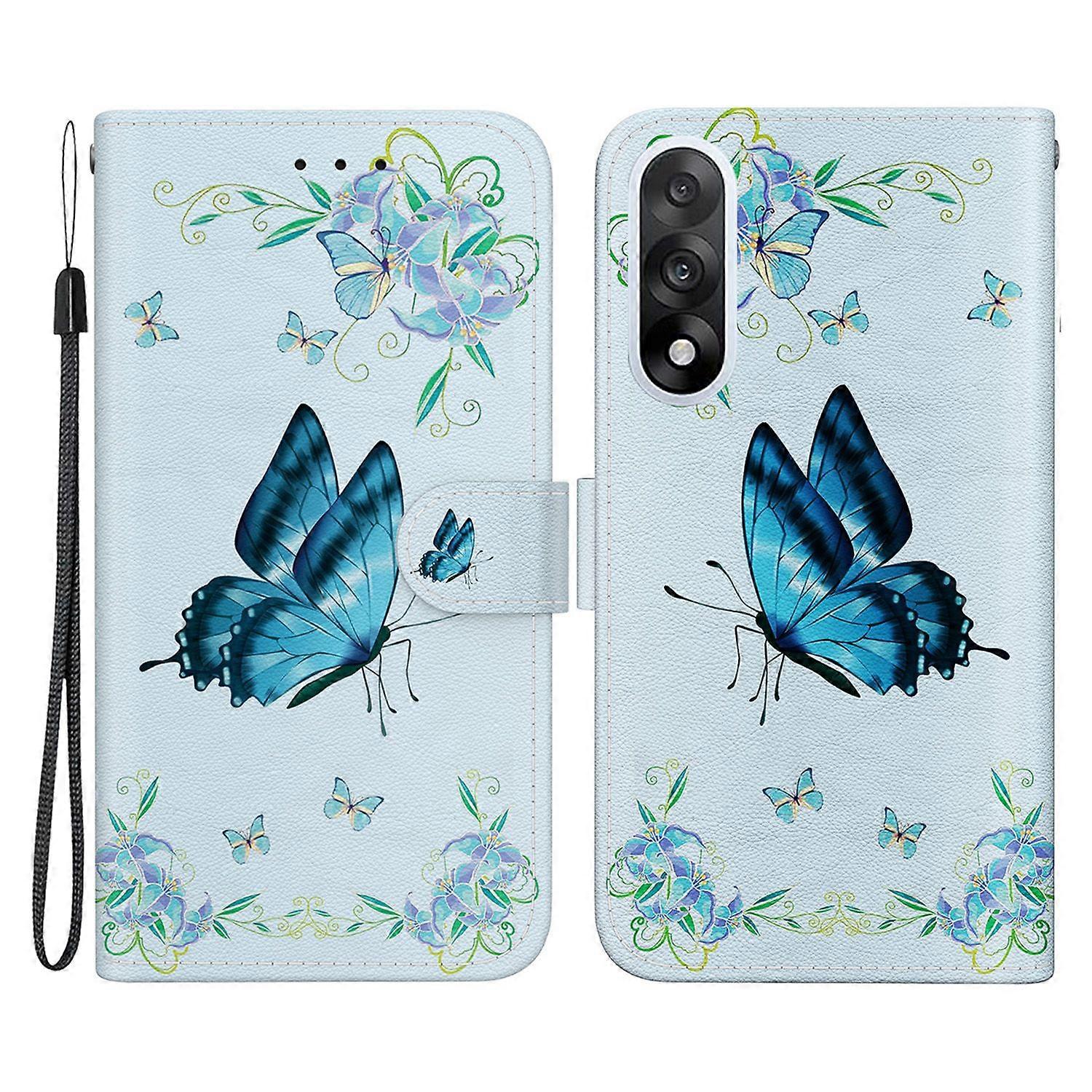 For OnePlus Nord 5 5G Wallet Phone Case Anti-Drop Pattern Printing Leather Flip Cover with Strap
