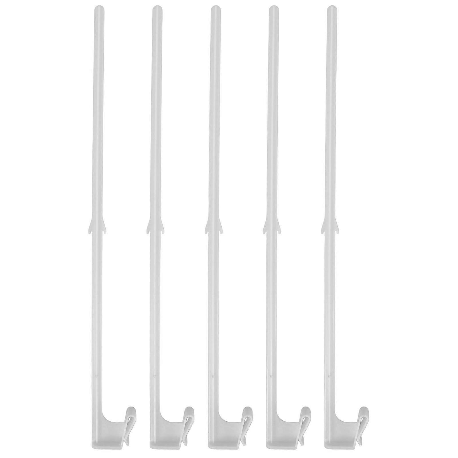 5pcs Car Window Flagpoles Clip On Flag Poles Vehicle Flag Frames Without Flag