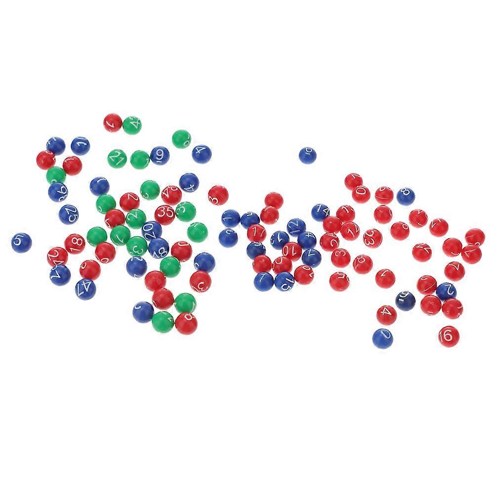2 حزم كرات اليانصيب الصغيرة كرات بلاستيكية السحب كرات رقم السحب للعبة السحب