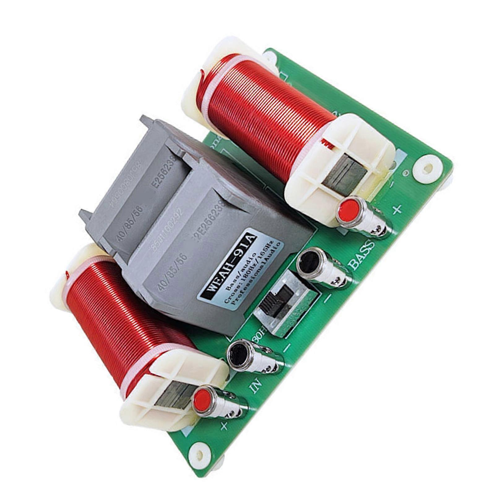 2500W Subwoofer Crossover Filter High Power Frequency Divider Enhances Your Home Theater Bass WEAH-91A/WEAH-91 Multicolor
