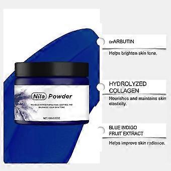 1-3X Blanqueamiento natural de Nila azul marroquí para el cuidado de la piel y el rostro antienvejecimiento 100g