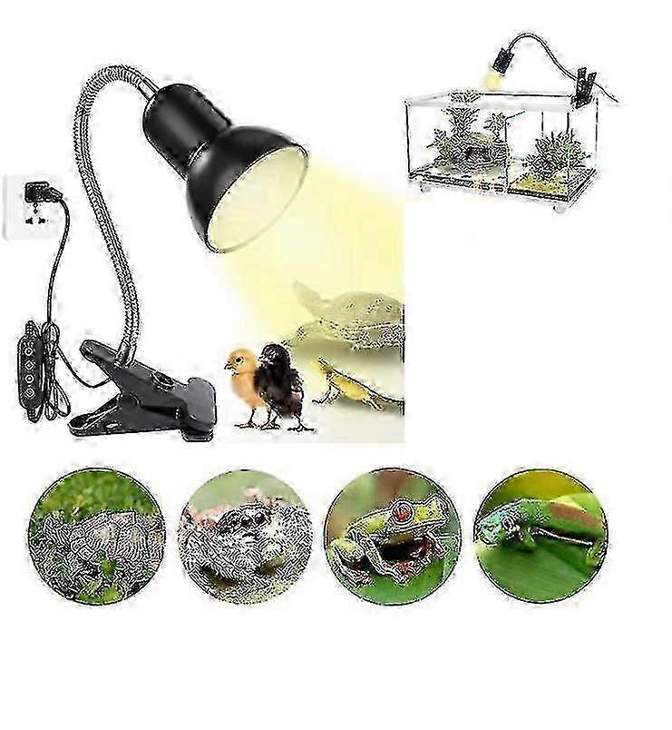Uva Uvb Reptile Heat Lamp With Dimmable For Tortoise Lizards Snake