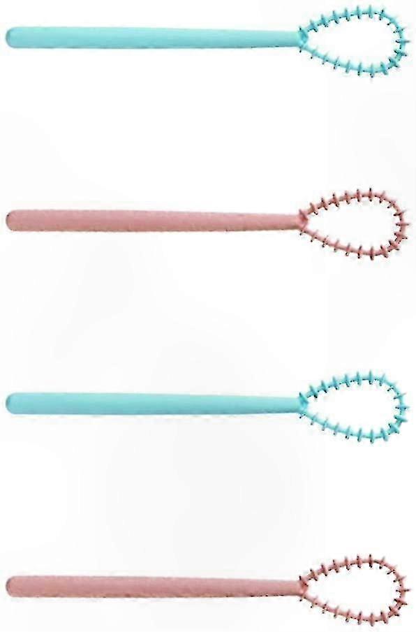 4-Pack Mini Whisks for Coffee, Tea, Honey, and Egg Mixing