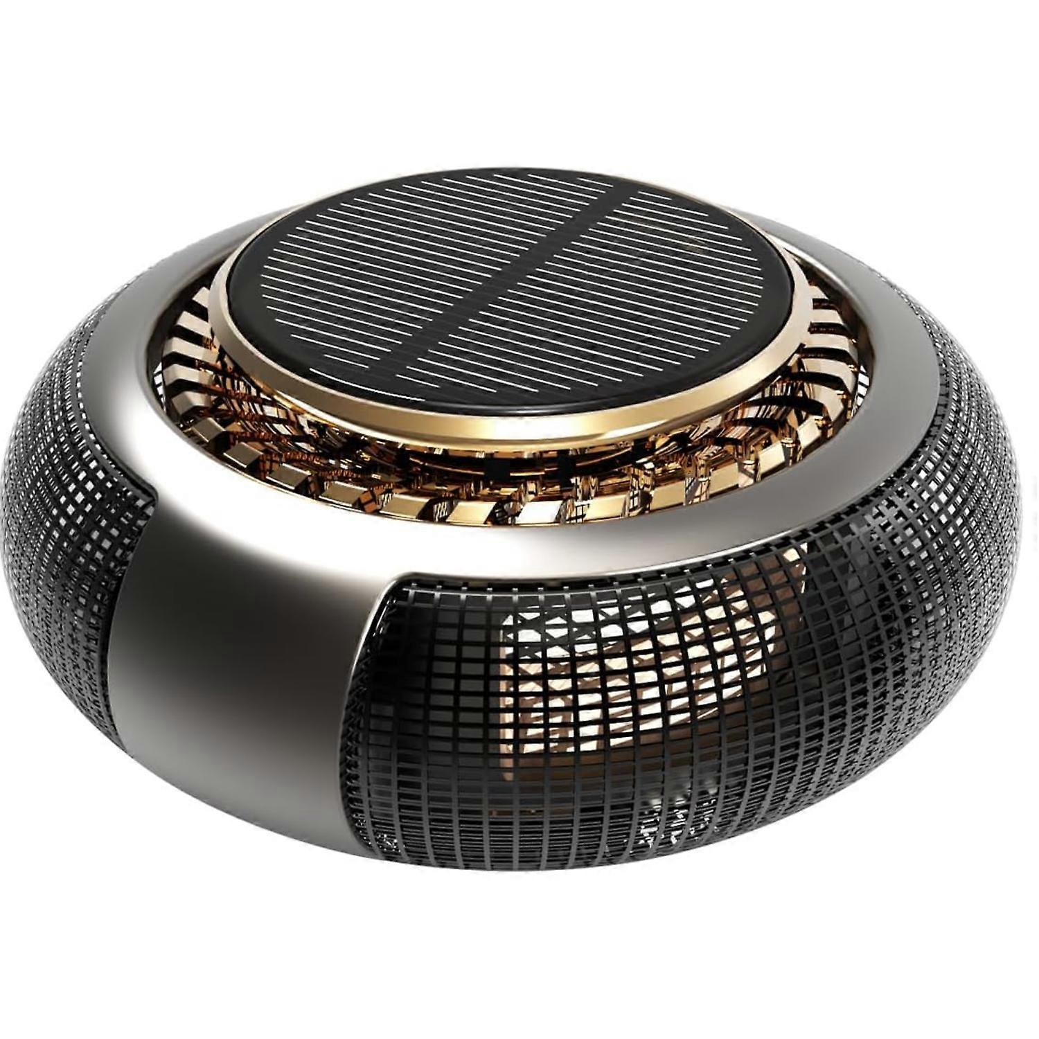 Solar - Powered Smart Car Air Freshener Diffuser  Rotating Aromatherapy Ornament Automotive Accessory