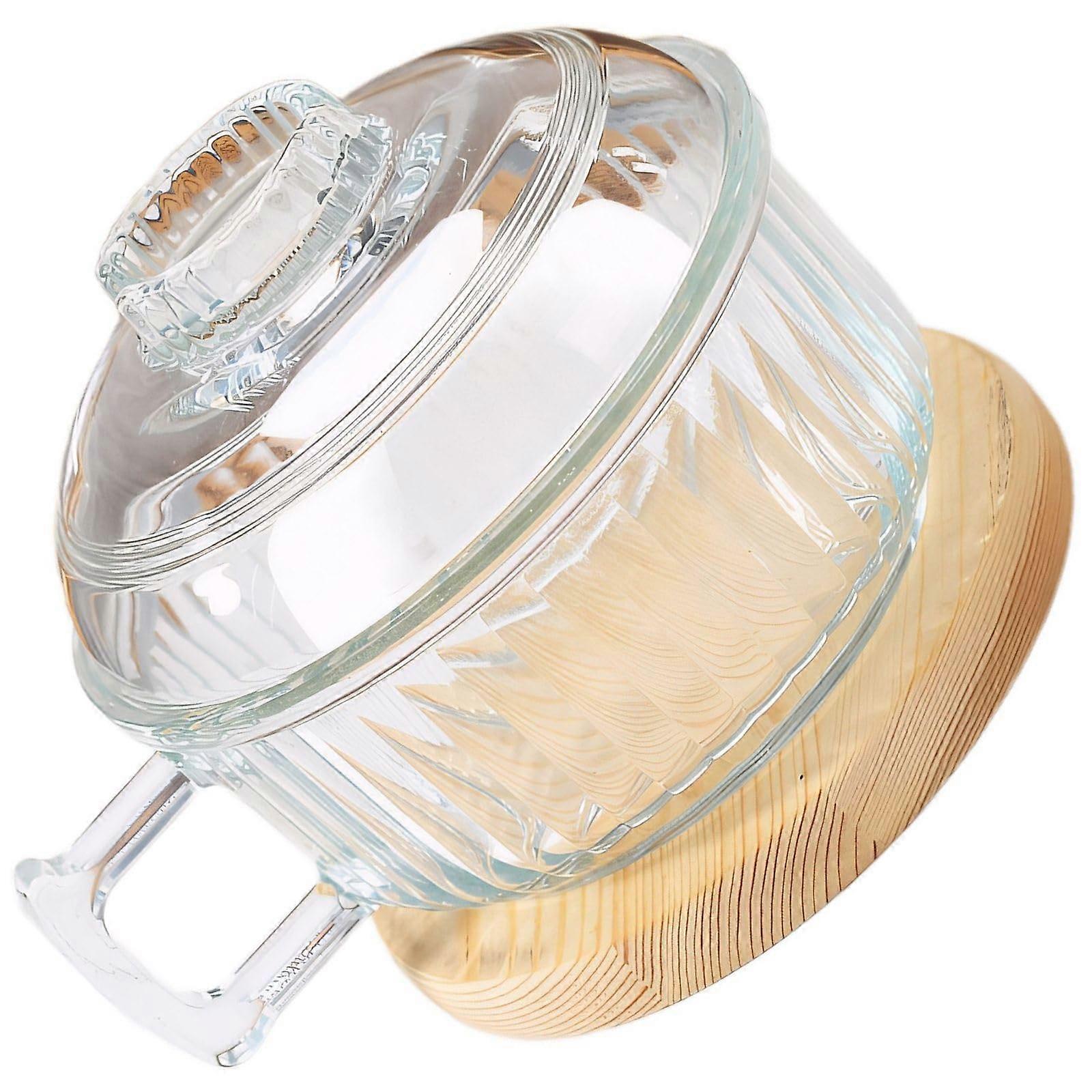 Microwave Safe Glass Noodle Bowl with Lid and Handle for Soup, Instant Noodles, Salads, 15cm