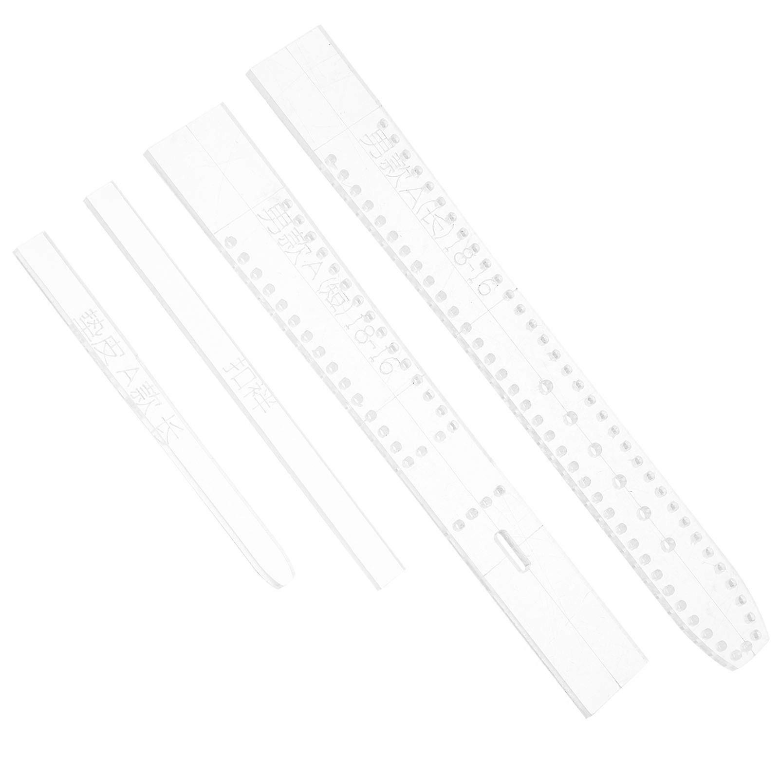 Acrylic Watch Strap Template for DIY Craft with Watch Strap Mold Pattern 18-16