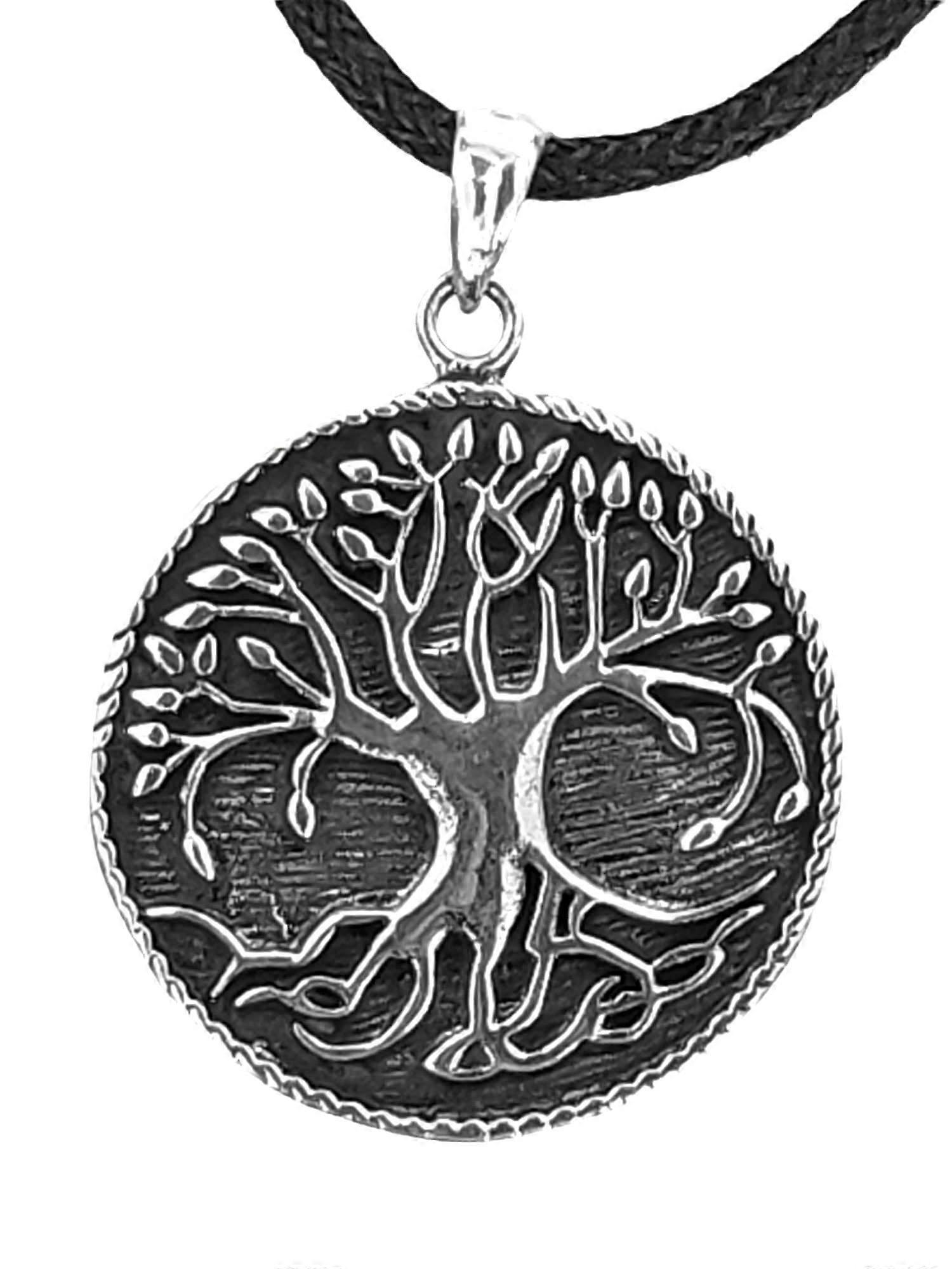 Lebensbaum 100 Mit Korbkette - Silber