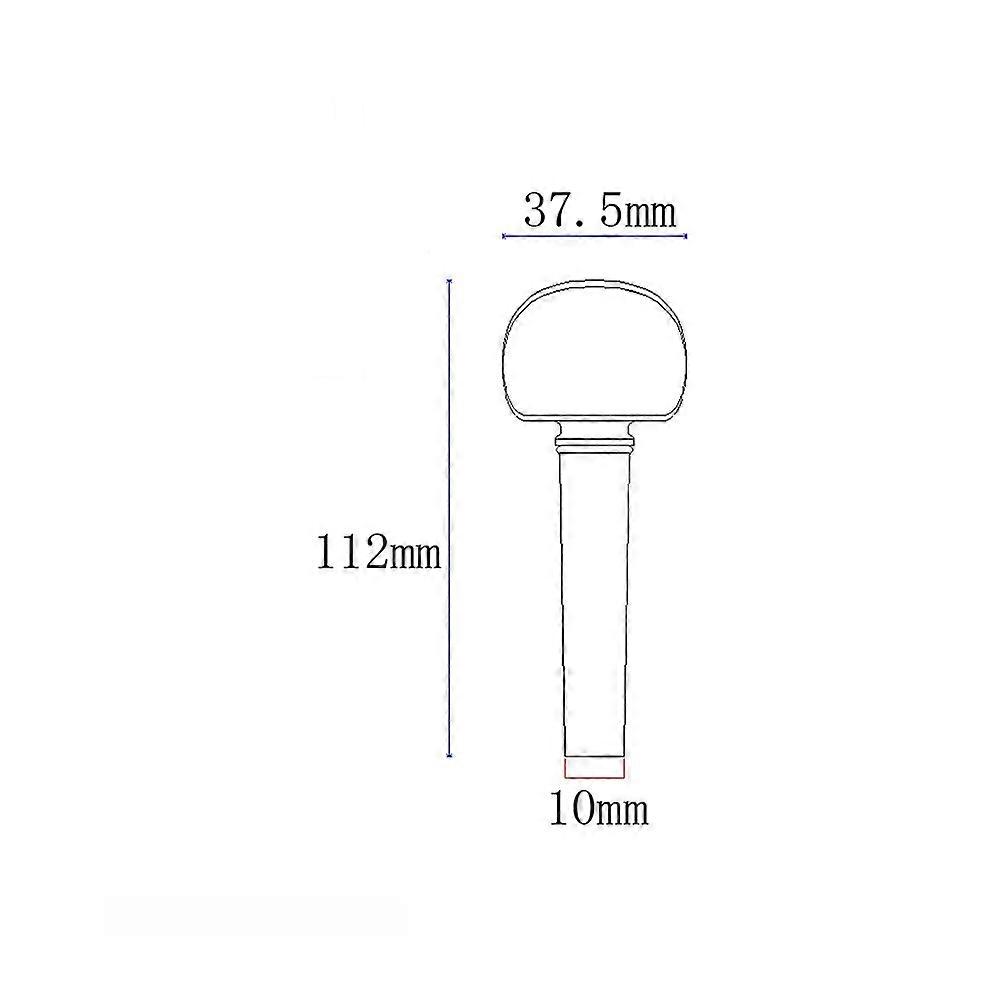 Black Synthetic Cello Tuning Pegs Set of 4 for Cello Use with High Density and Smooth Texture