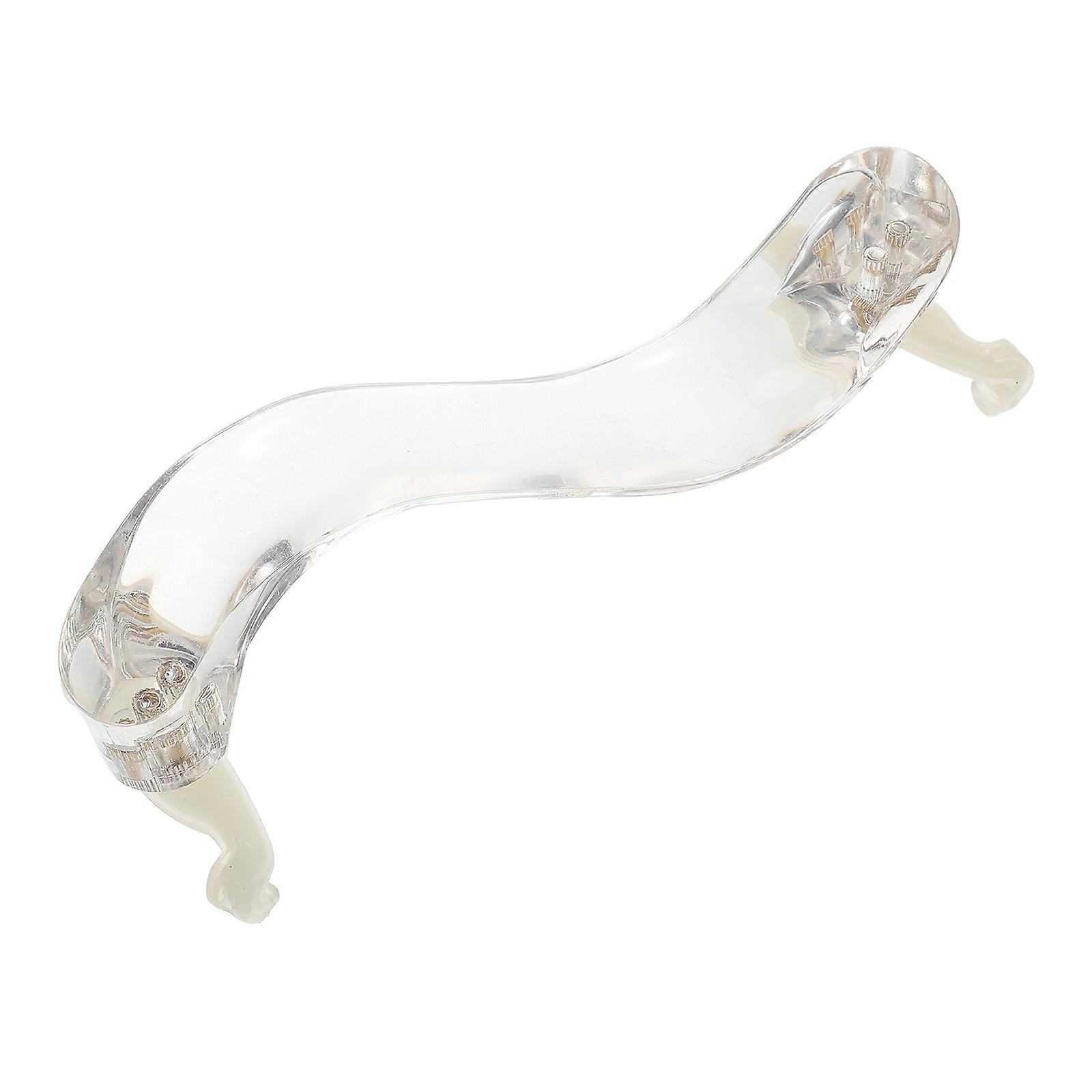 Transparent Small Violin Shoulder Rest Acrylic Support Pad for Beginners