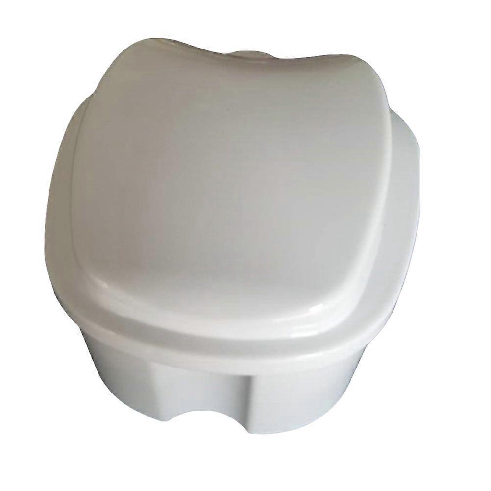 Denture Case Denture Storage Box for Safe Storage 2Pcs Blue Portable Set