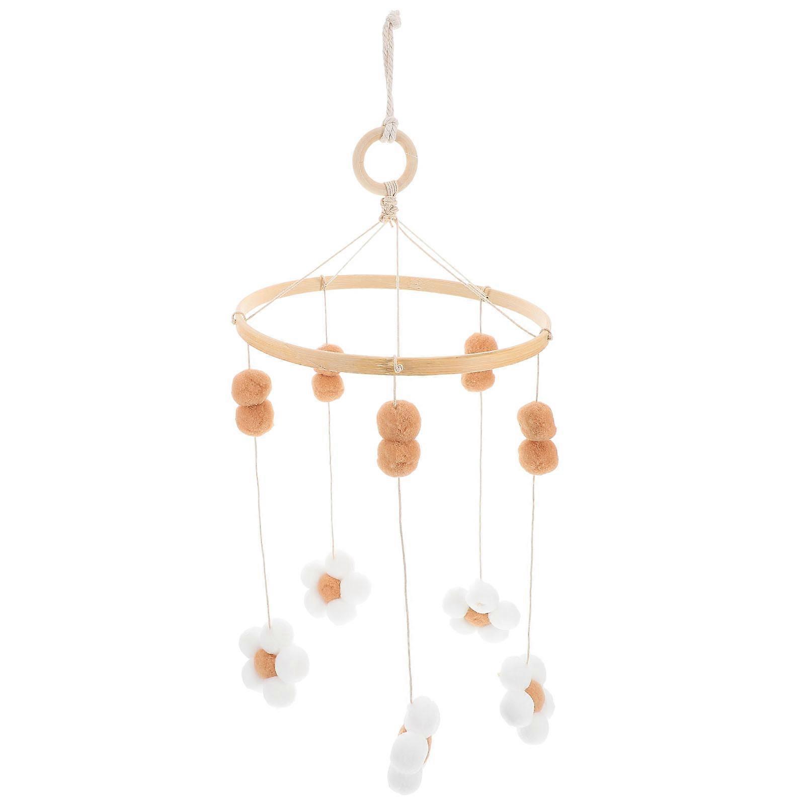 Flower Mobile for Boho Nursery Decor Hanging