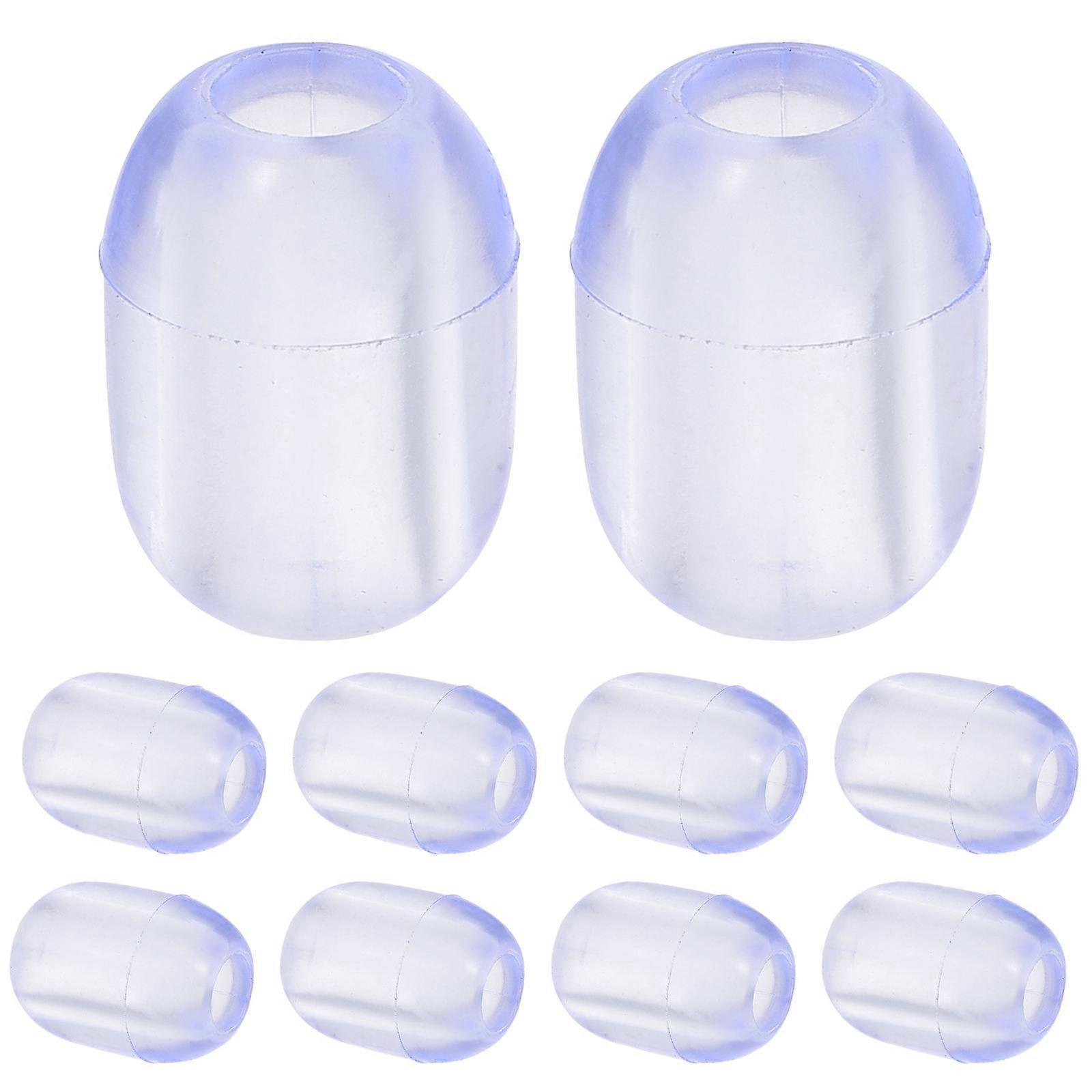 Transparent Rubber Sink Rack Feet for Protective Kitchen Use 10Pcs