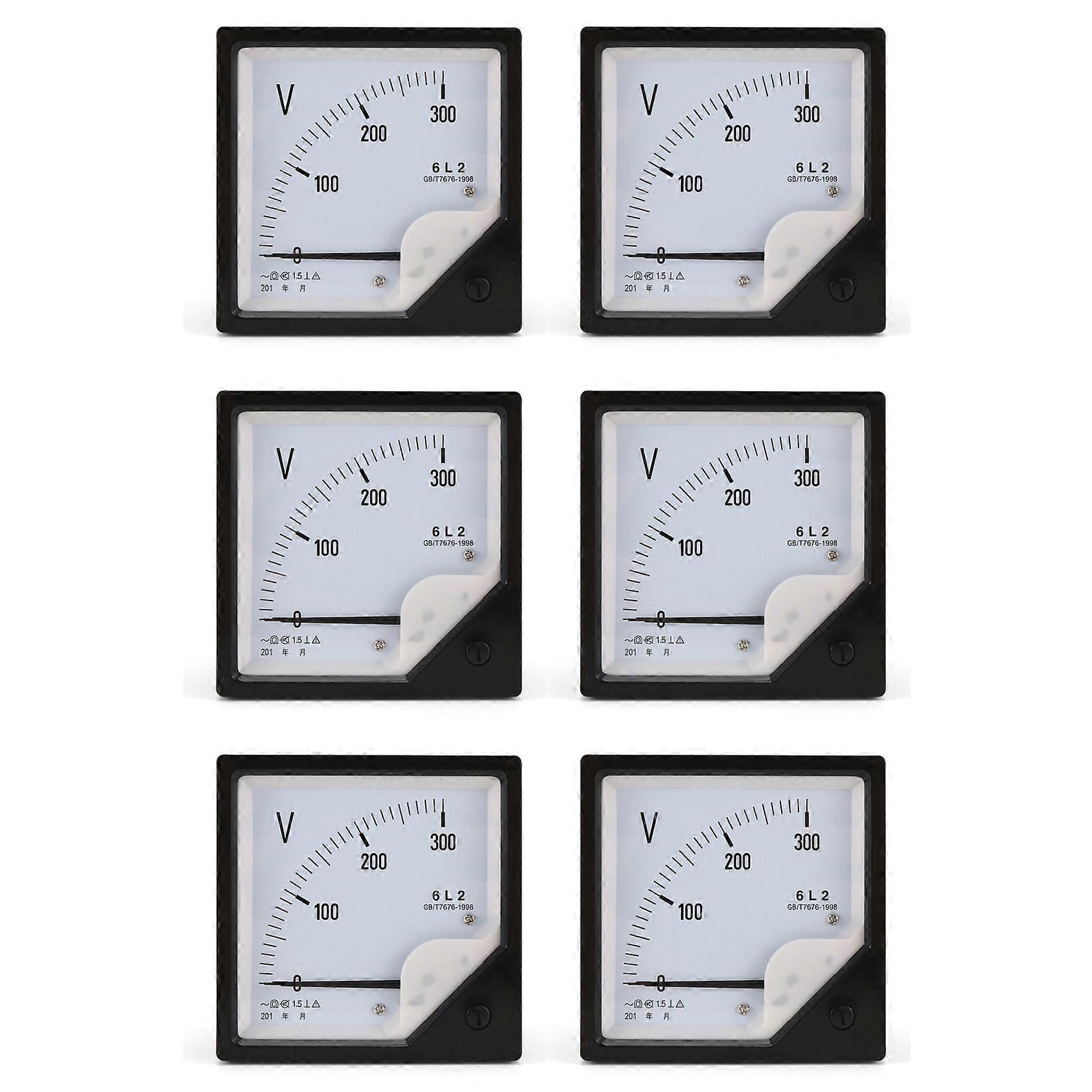 6X 6L2 Voltmeter AC 300V Pointer Type Voltage Meter Mechanical Header