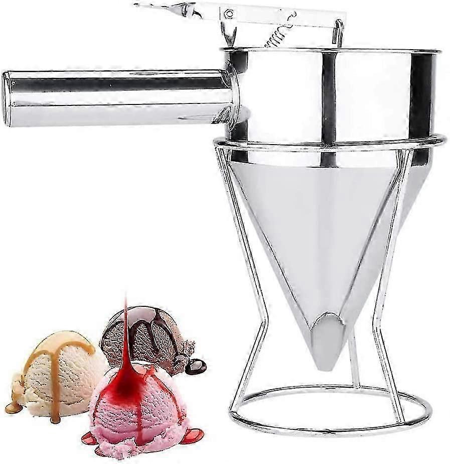 Trakt i rustfritt stål for baking og desserter