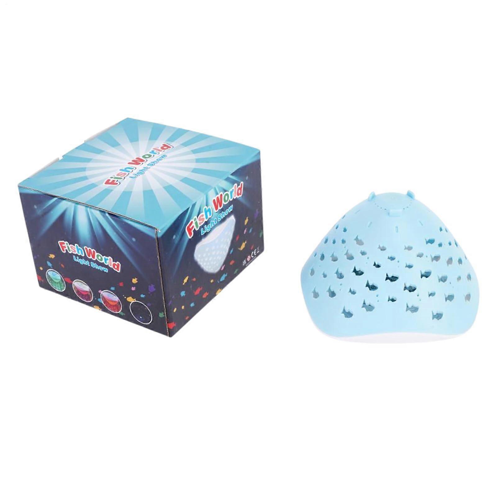 Floating Pool Lighting LED Pool Spotlight 12.5cm Fish Pattern Light Show With 4 Colors  6 Modes Battery Operated