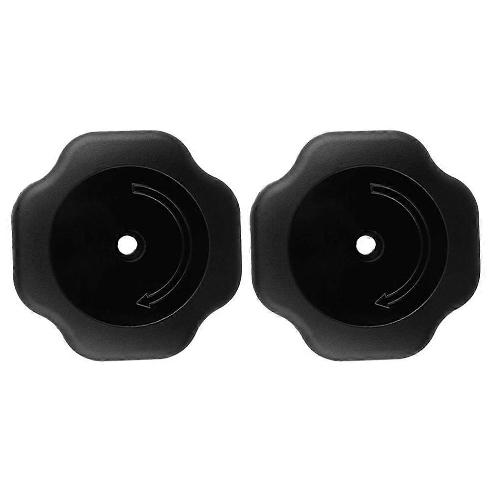 Black Pressure Cooker Pot Lid Knob Replacement Handles 2Pcs Durable Plastic