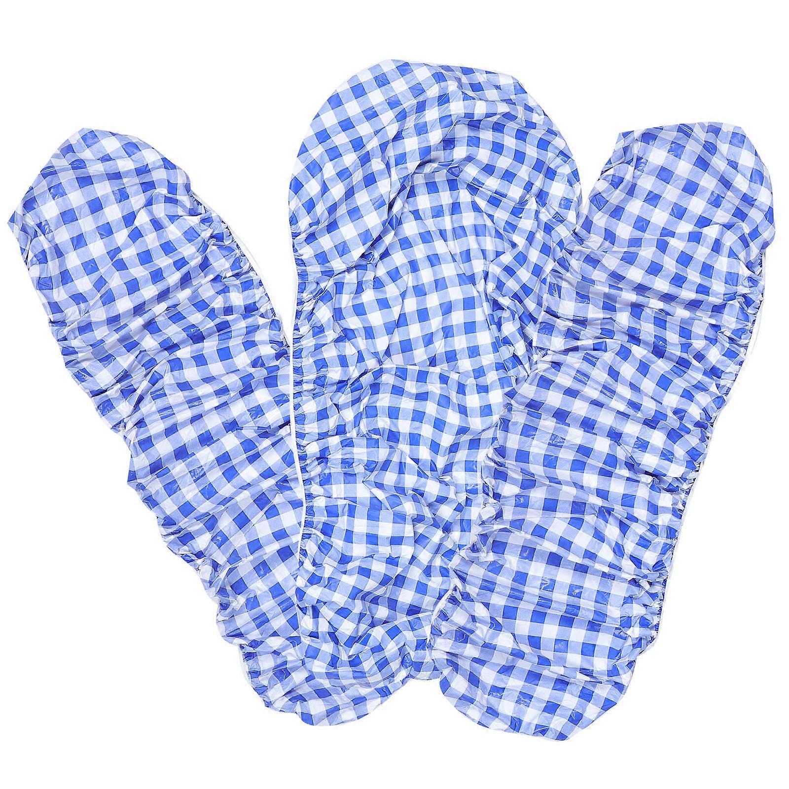 Camping Accessories Picnic Table Cover Premium PVC Technology 2 Sets Scratch Resistant 2Pcs