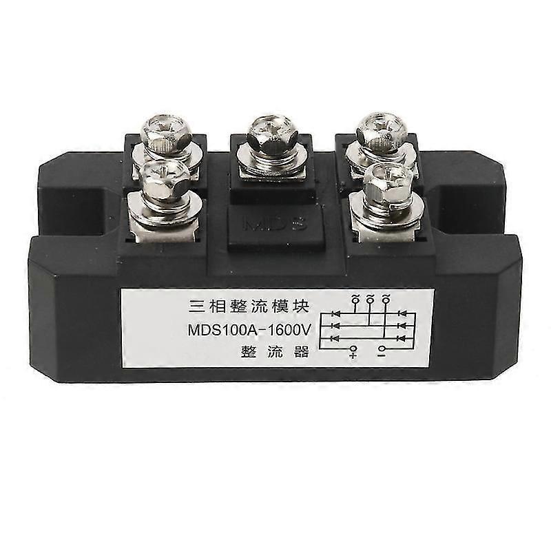 MDS100-16 Bridge Rectifier 100A 1600V 3-Phase Diode Bridge Rectifier Copper Bottom Plate Rectification Module-JJ