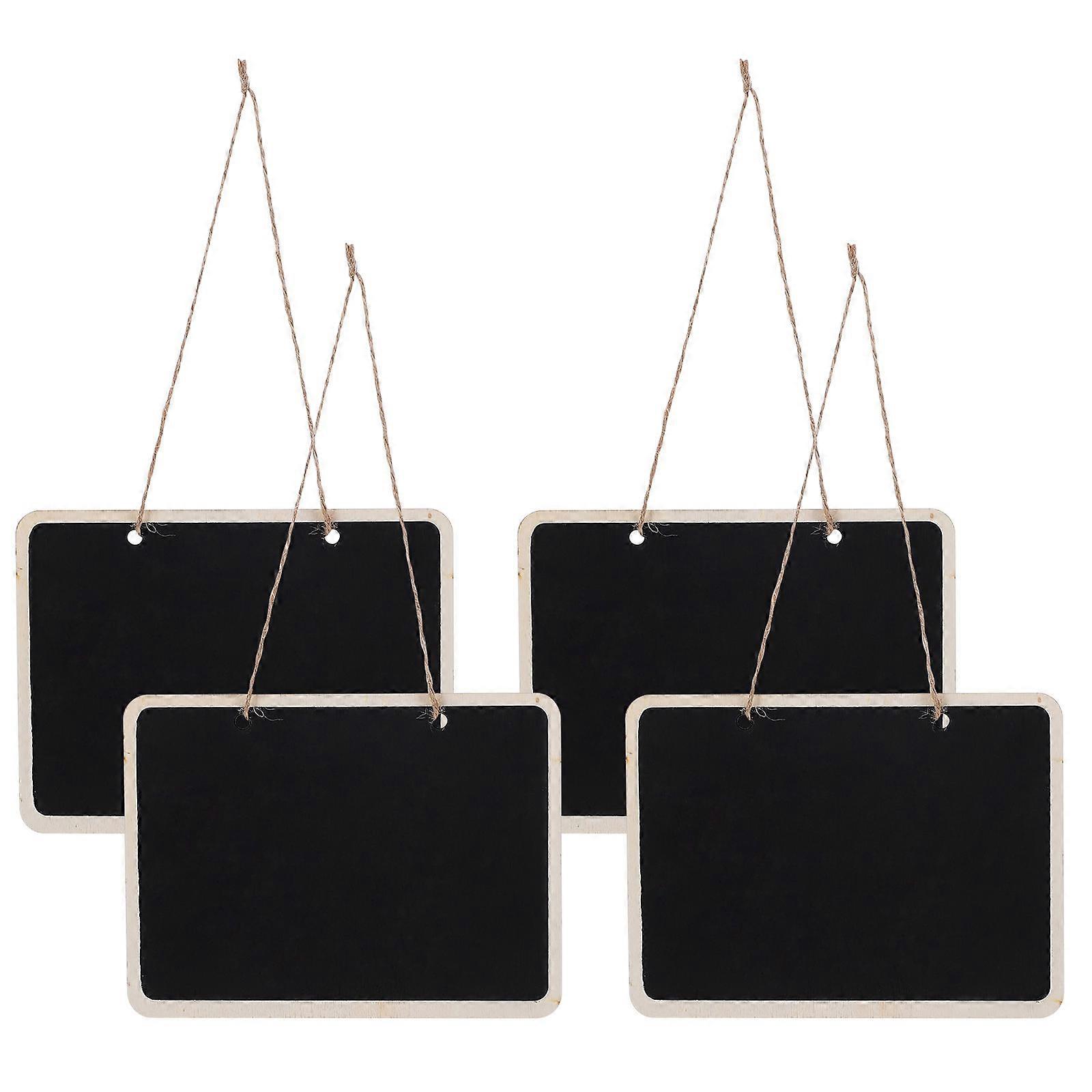 Mini Blackboard Hanging Chalkboard Tags for Leaving Message 8Pcs