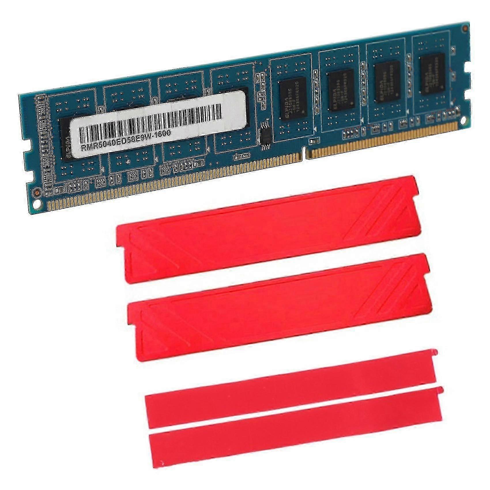 Ddr3 4gb Desktop Memory+cooling Vest 2rx8 1600mhz Pc3-12800u 240pins 1.5v Dimm Ram For Intel Amd MoGOOD