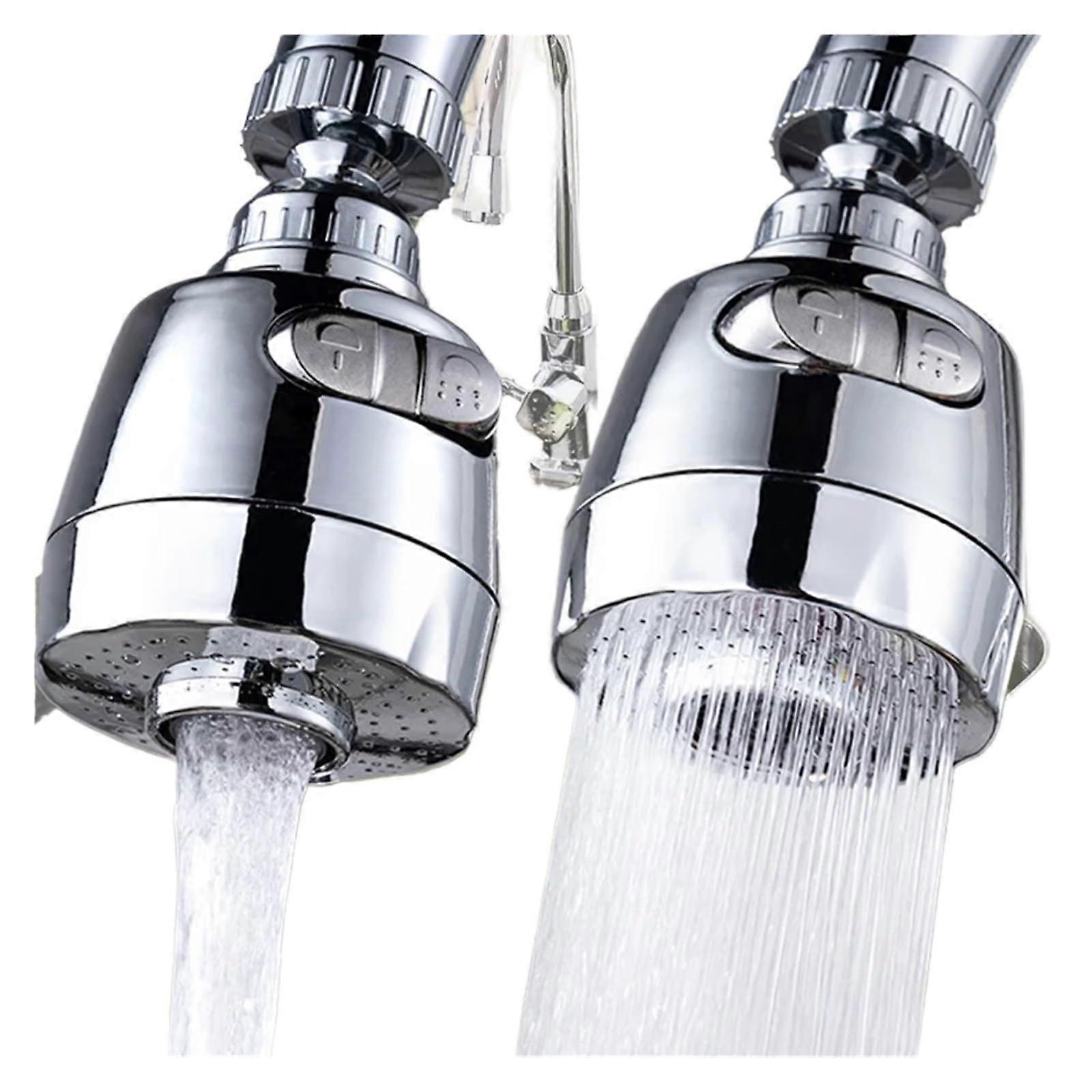 Universal Kitchen Faucet Adapter 360 Rotation Dual Mode Spray Nozzle Water Saving Brass Valve