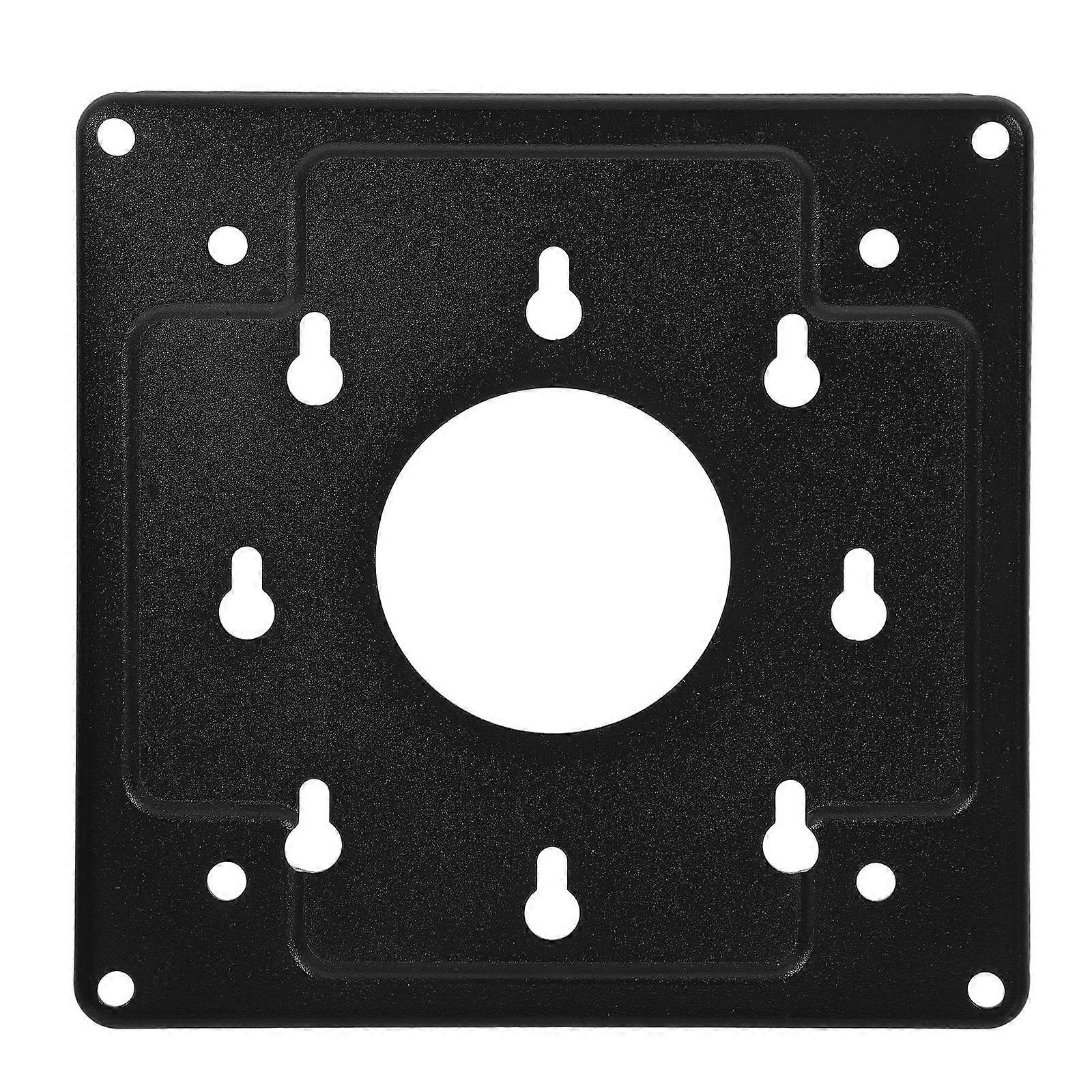 Mini Pc Mount System Bracket for Back Mounting 1Set Black Metal