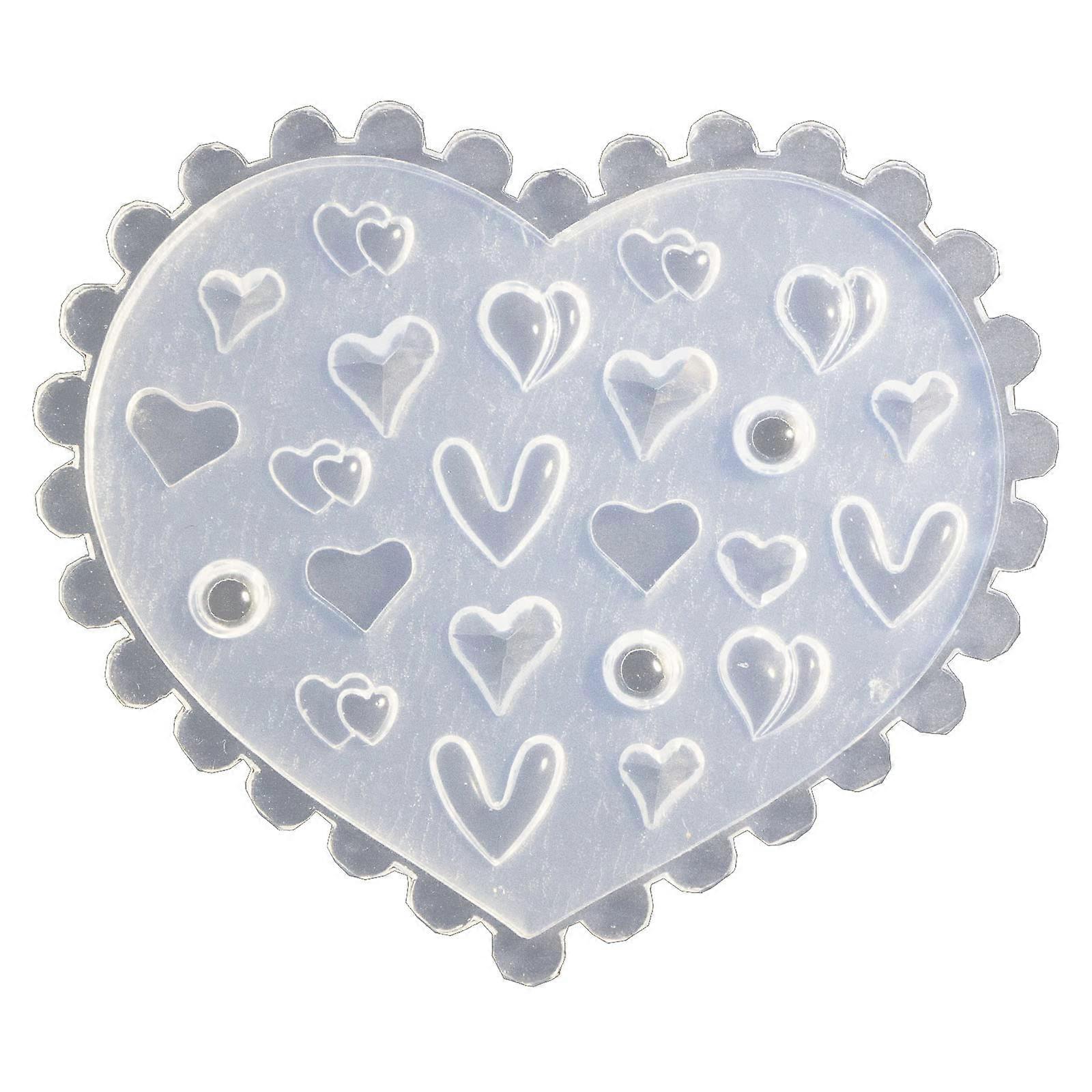 3D Nail Art Molds Silicone with Multiple Patterns for UV Gel Decorations Durable and Reusable