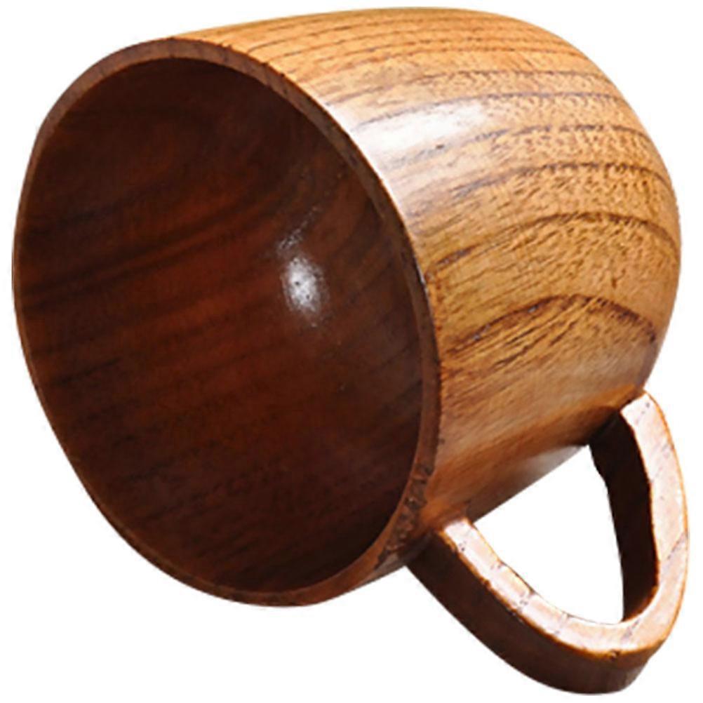 Wood Beer Cup Solid Practical Milk Coffee Tea Mug Water Cup
