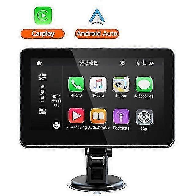 Wireless CarPlay Android Auto Bluetooth MP5 Player with FM Transmitter