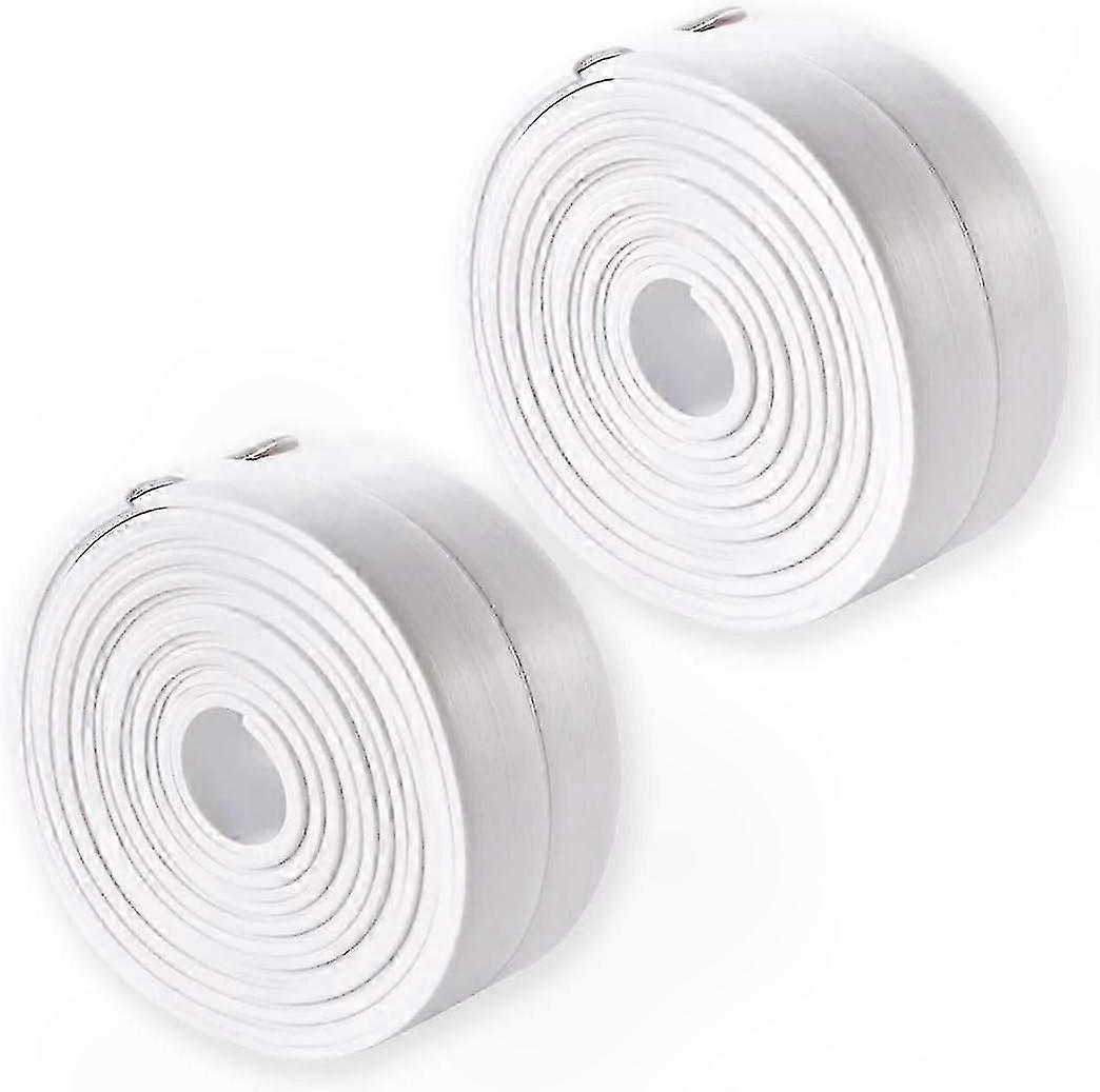 2-Pack Waterproof Sealing Tape, Self-Adhesive Mildew-Resistant Edge Protector for Kitchen Use