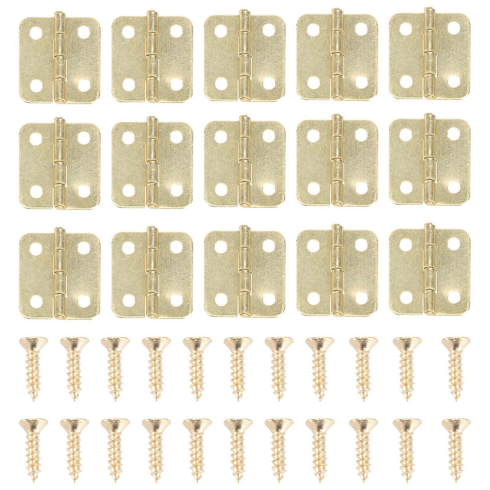 Charnières à fermeture automatique en acier inoxydable, robustes, à ressort, lot de 20