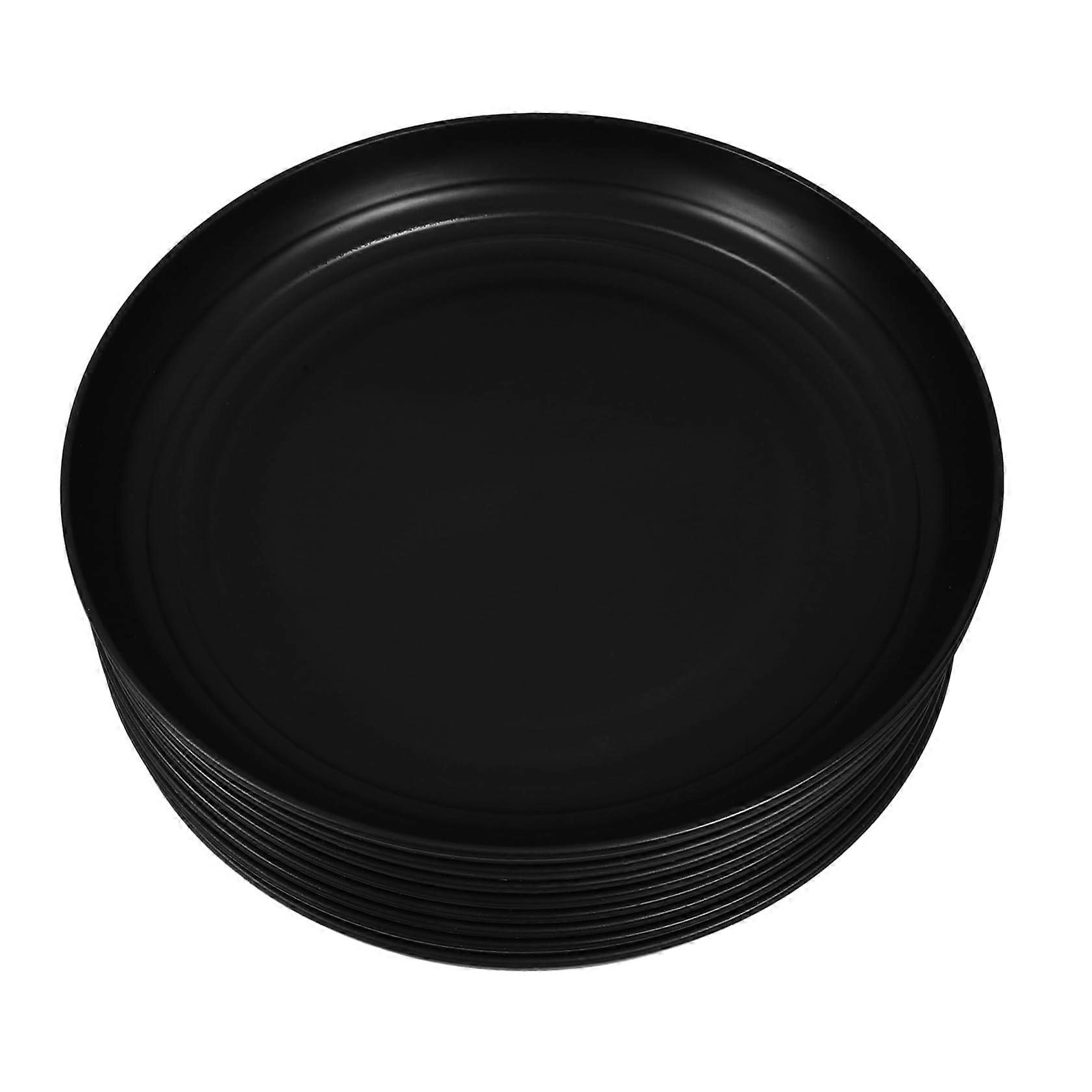 8pcs Unbreakable Reusable Deep Dinner Plates Lightweight Dishwasher Safe for Home and Restaurant