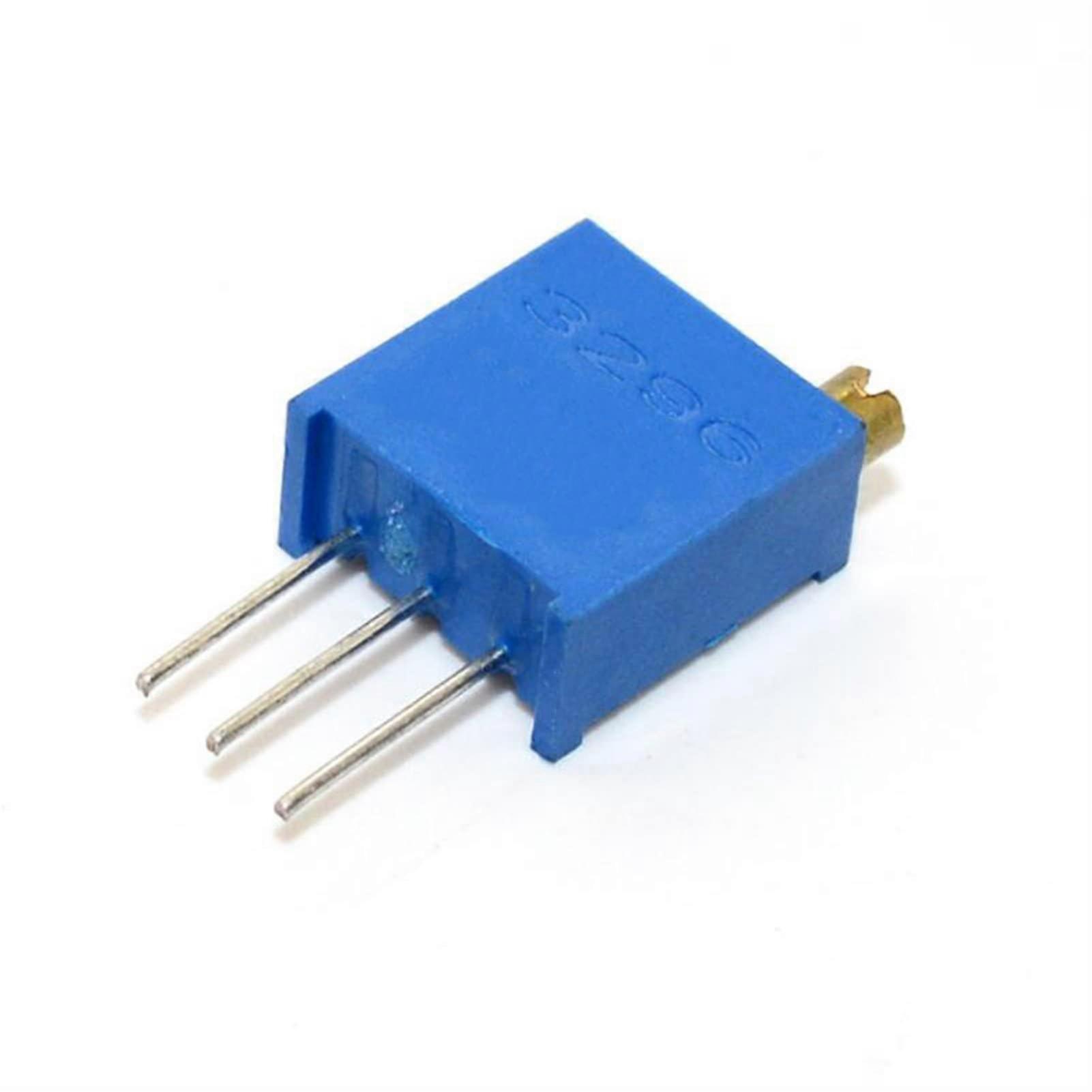 50pcs 3296W Multiturn Trimmer Potentiometer Kit  Precision Adjustable Variable Resistors