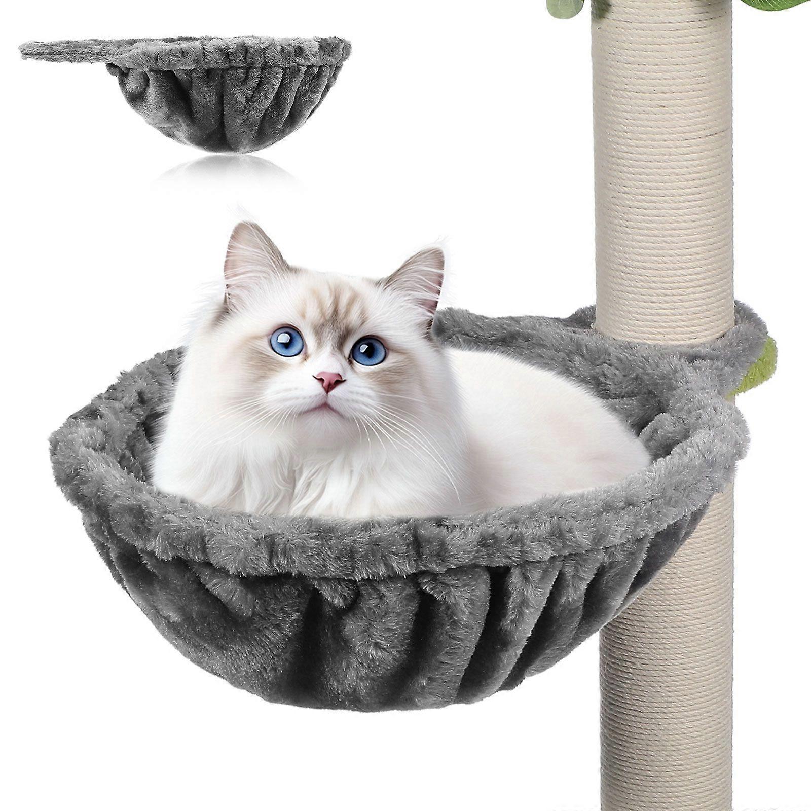 Cat Hammock Install On Cat Tree Lint Hammock For Cat Tree Tower Diy Cat Hammock